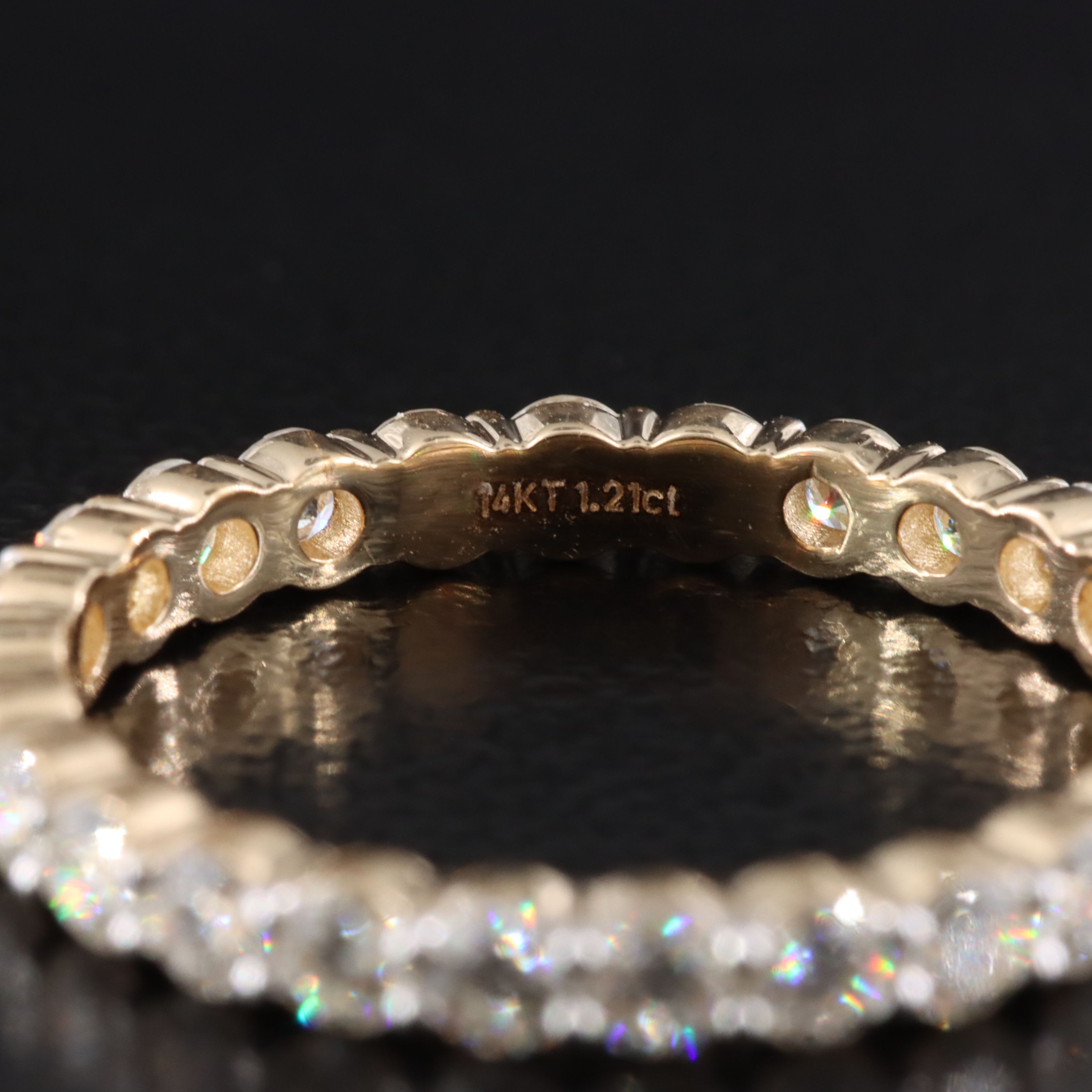 14K 1.21 CTW Diamond Eternity Band