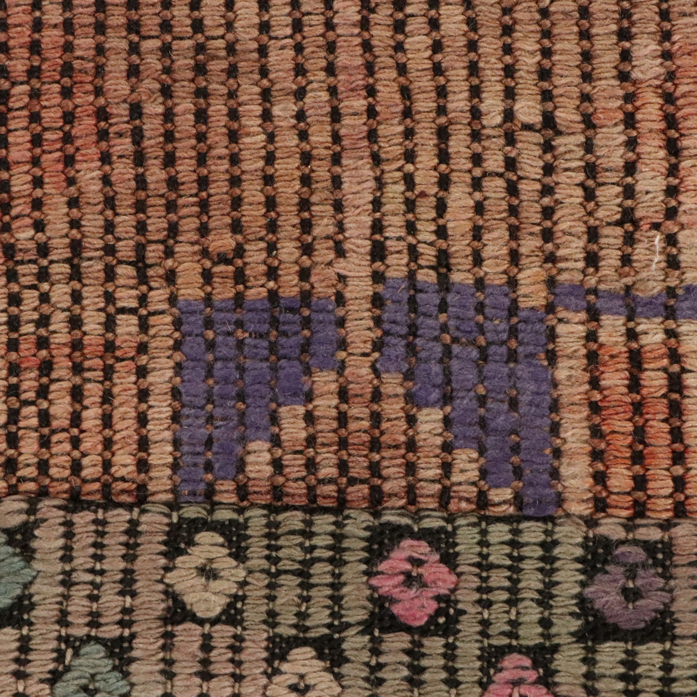 6'9 x 9'9 Mixed Process Patchwork Turkish Kilim Cicim Area Rug