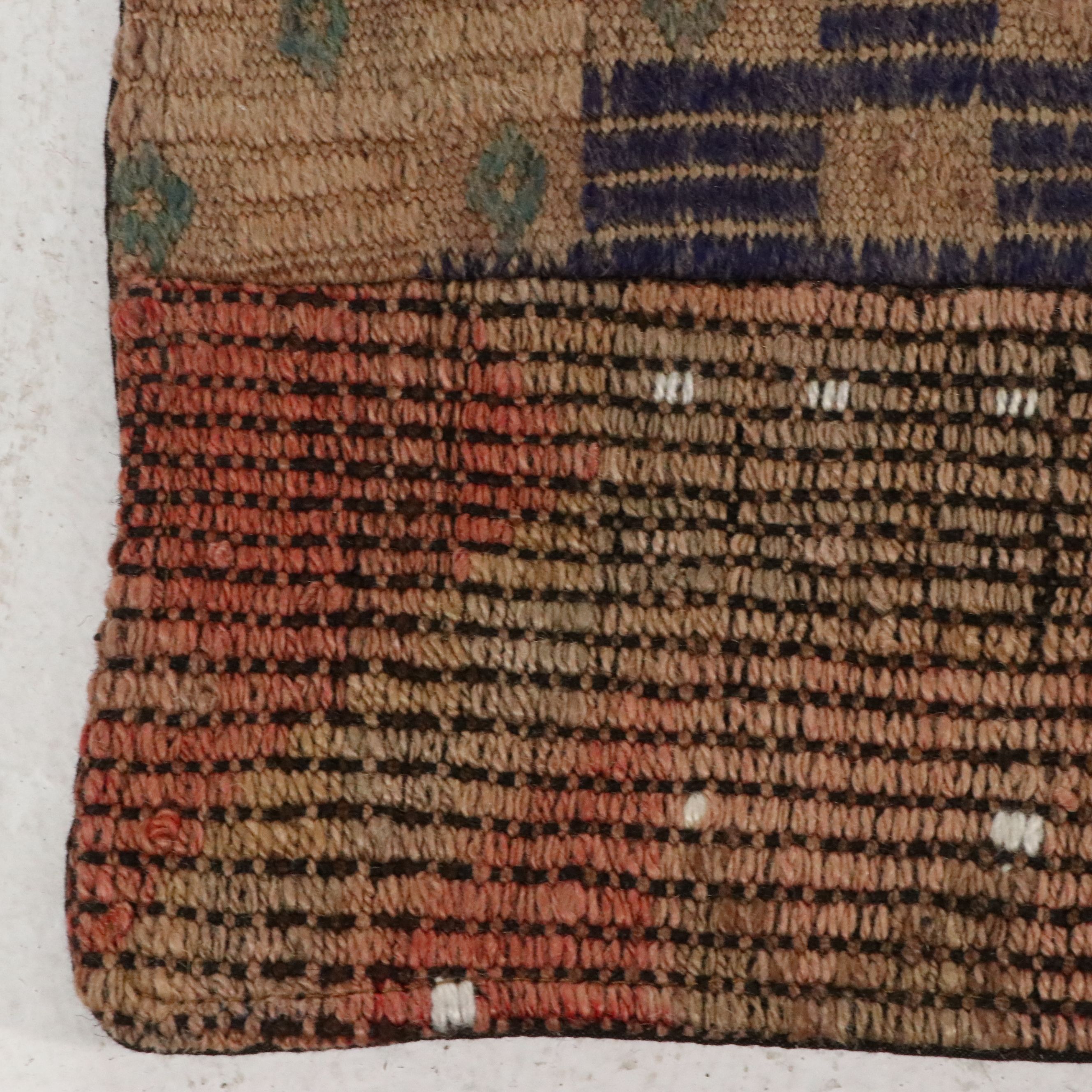 6'9 x 9'9 Mixed Process Patchwork Turkish Kilim Cicim Area Rug