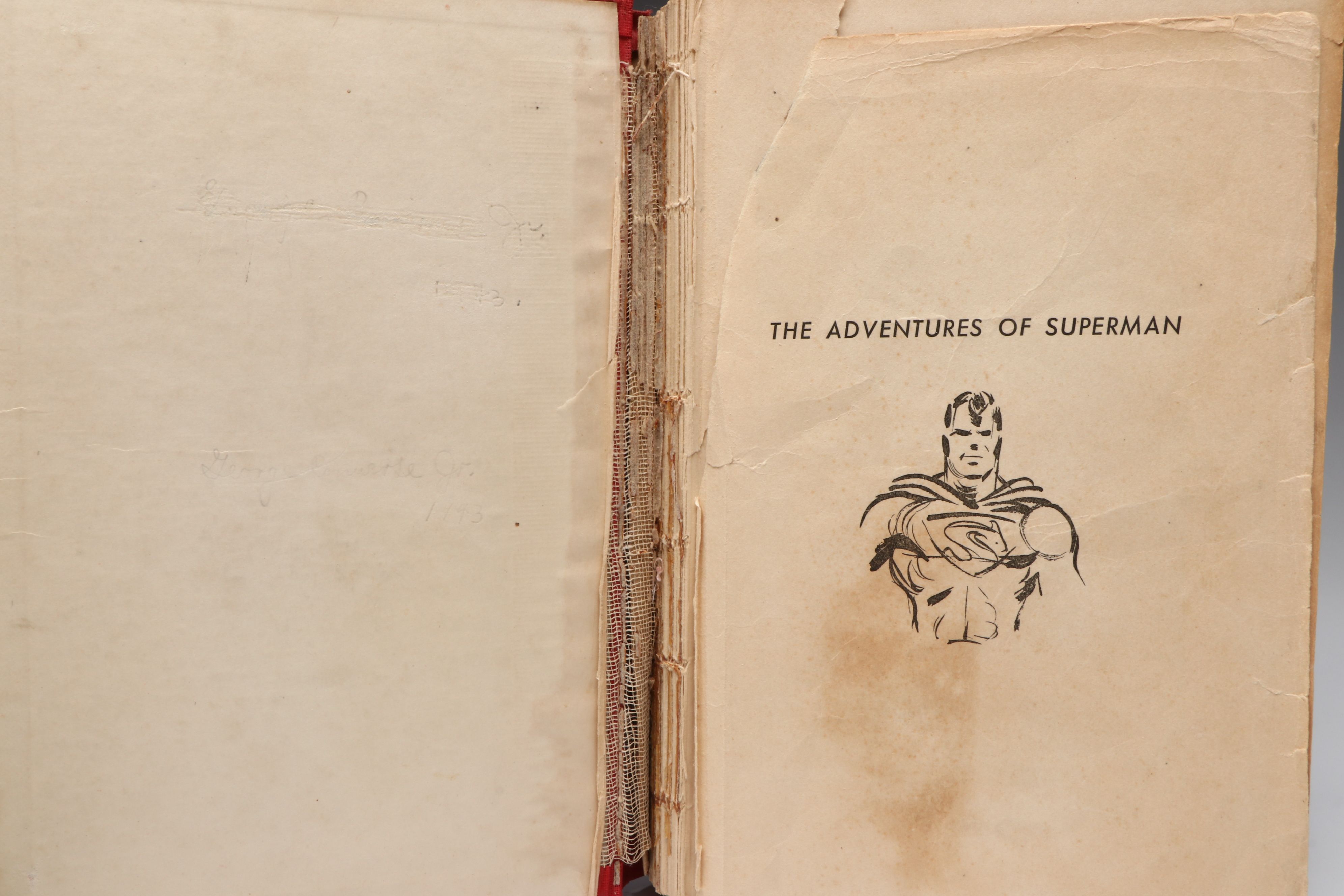 First Edition "Superman" by George Lowther, 1942