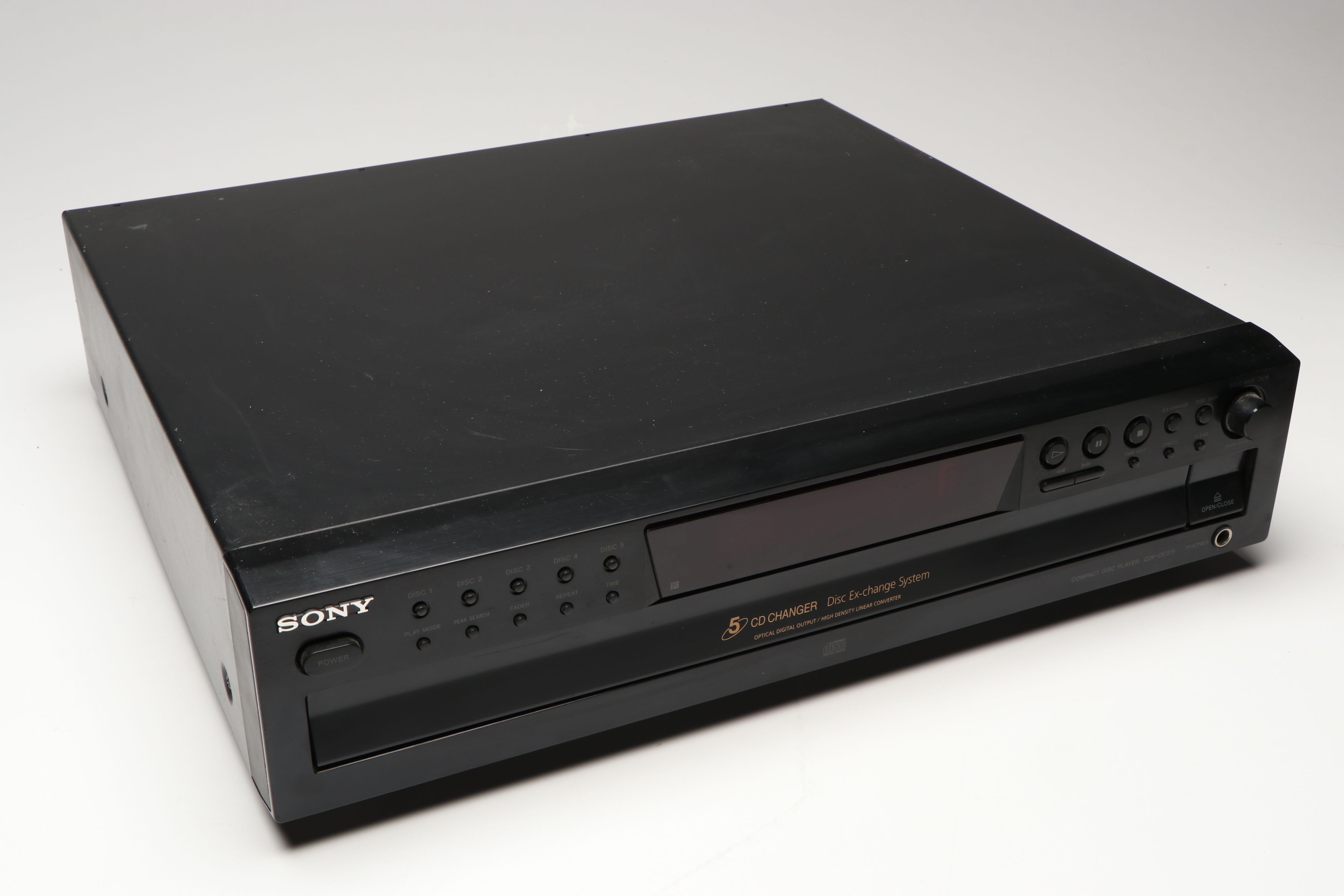 Sony 5 CD Changer and Sony A/V Control Center with RCA Speakers