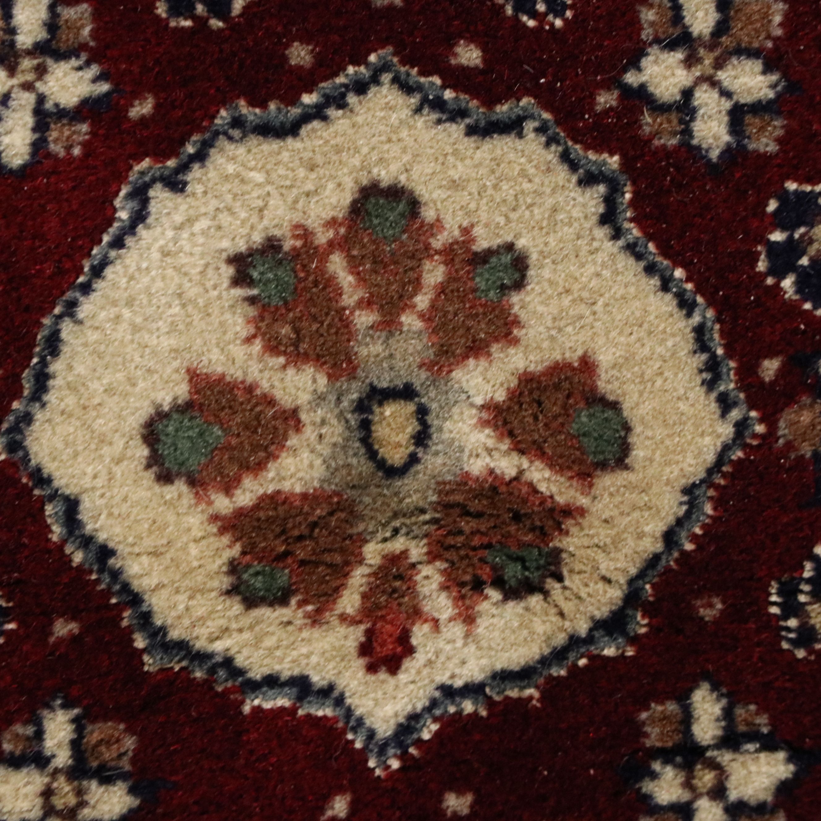 5'10 x 9' Hand-Knotted Persian Kashan Area Rug