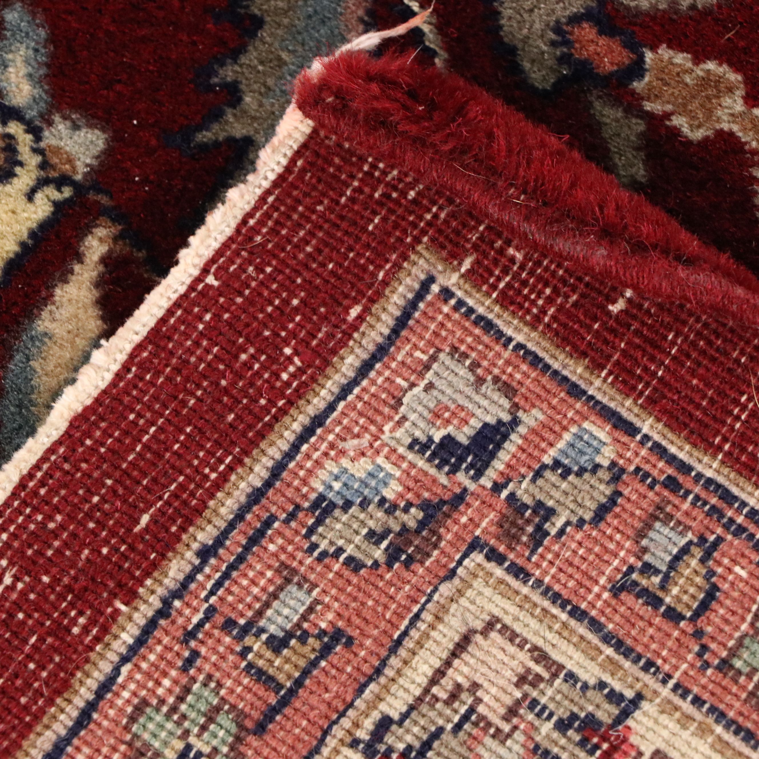 5'10 x 9' Hand-Knotted Persian Kashan Area Rug