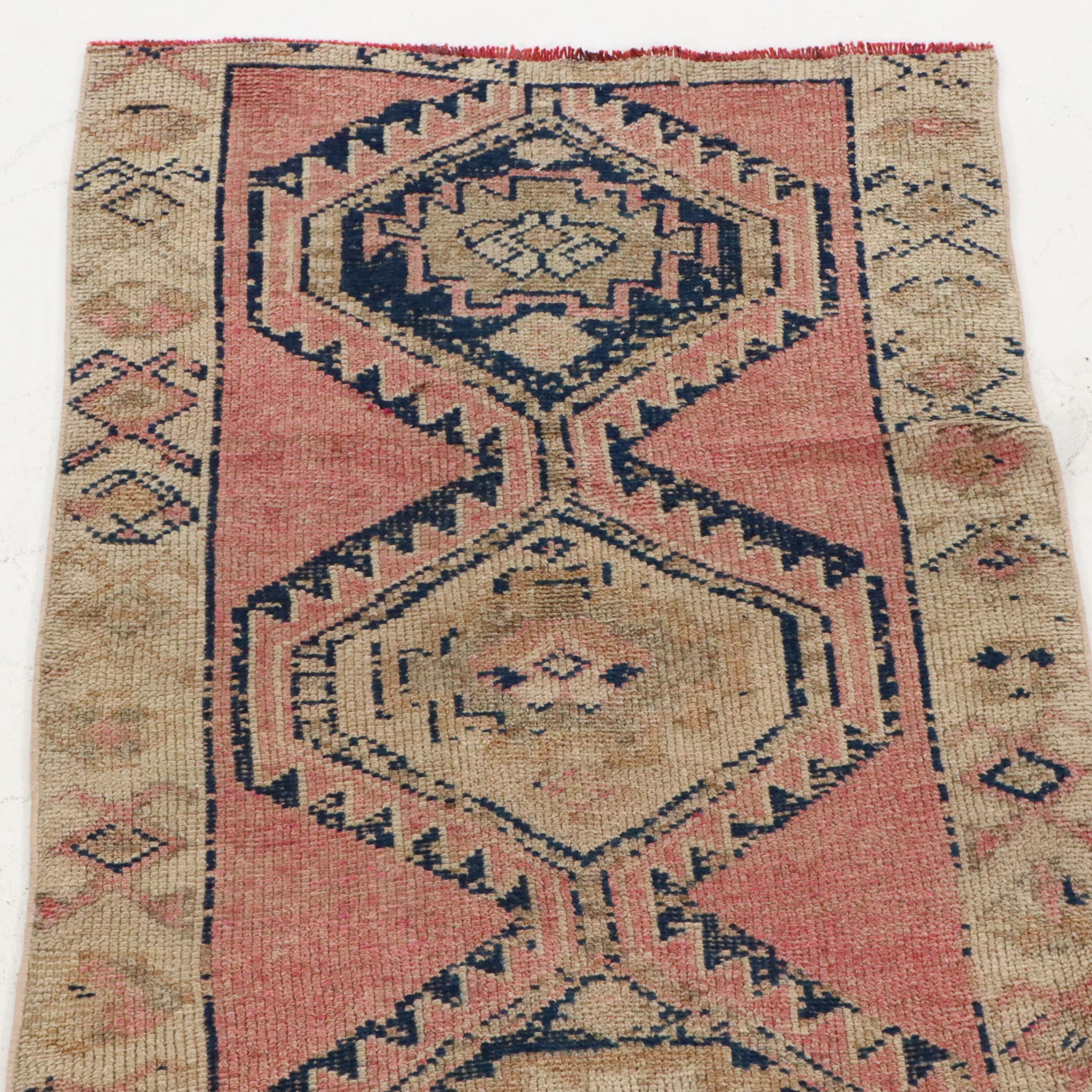 3'1 x 10'2 Hand-Knotted Turkish Oushak Long Rug