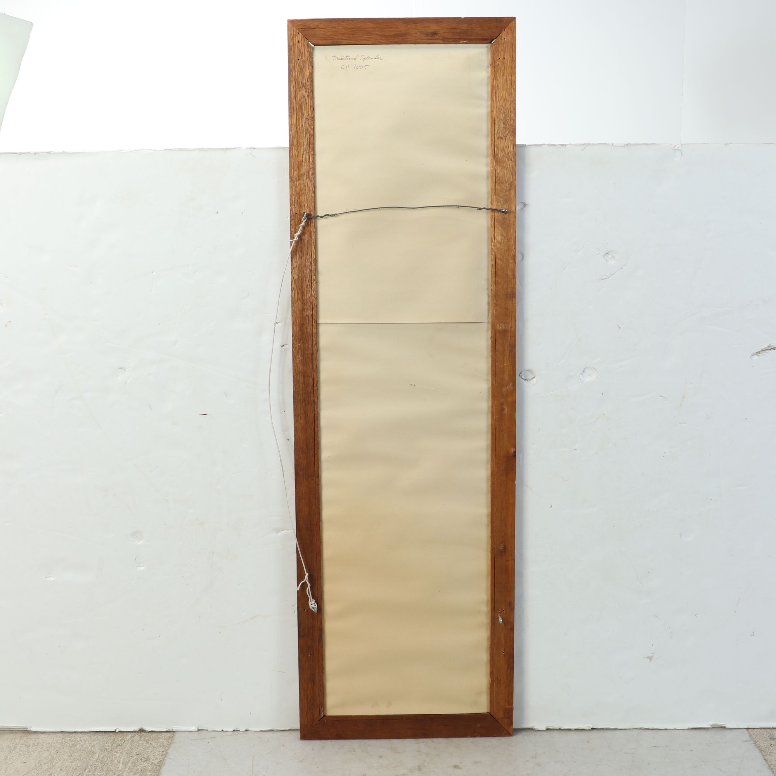 Wood Framed Wall Mirror