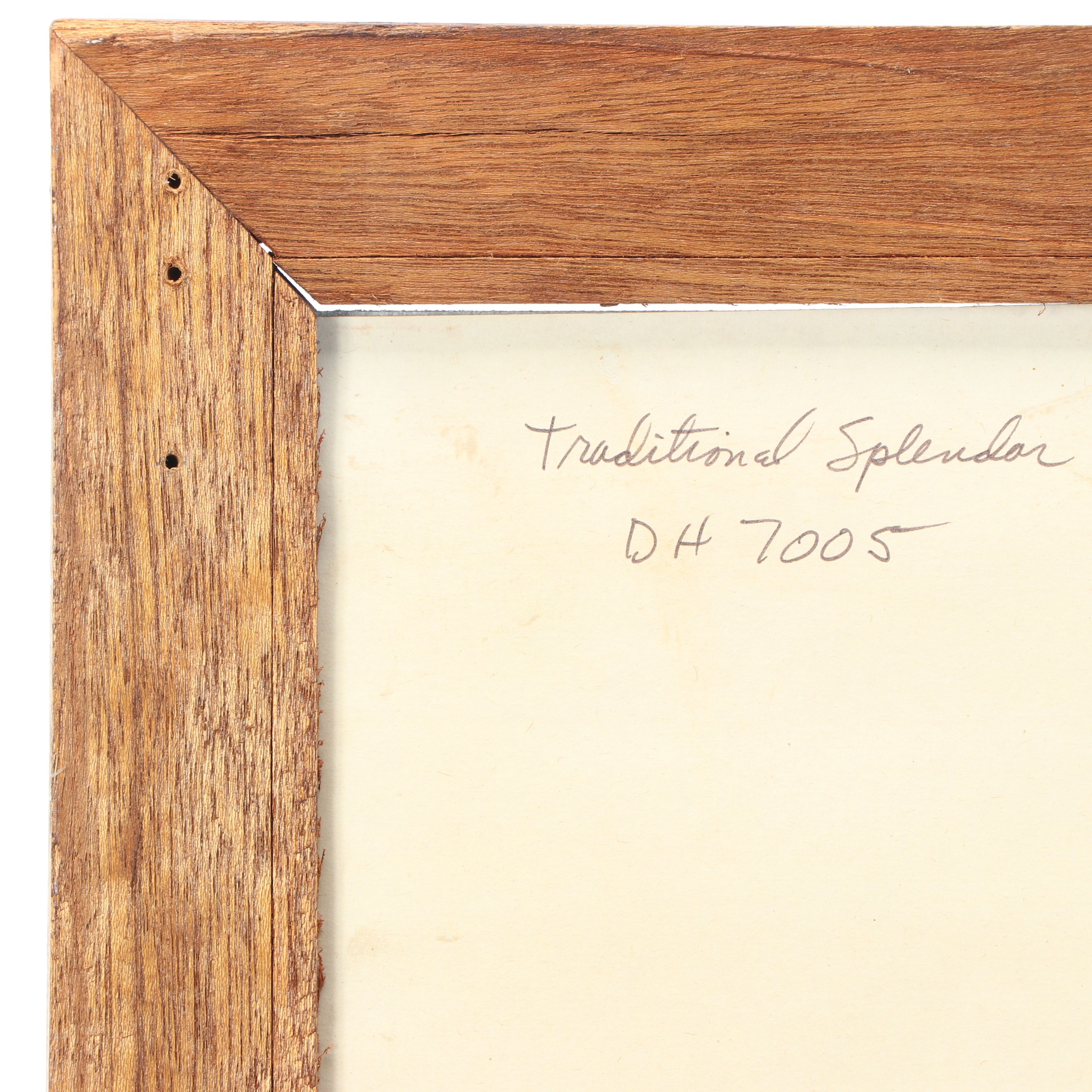 Wood Framed Wall Mirror