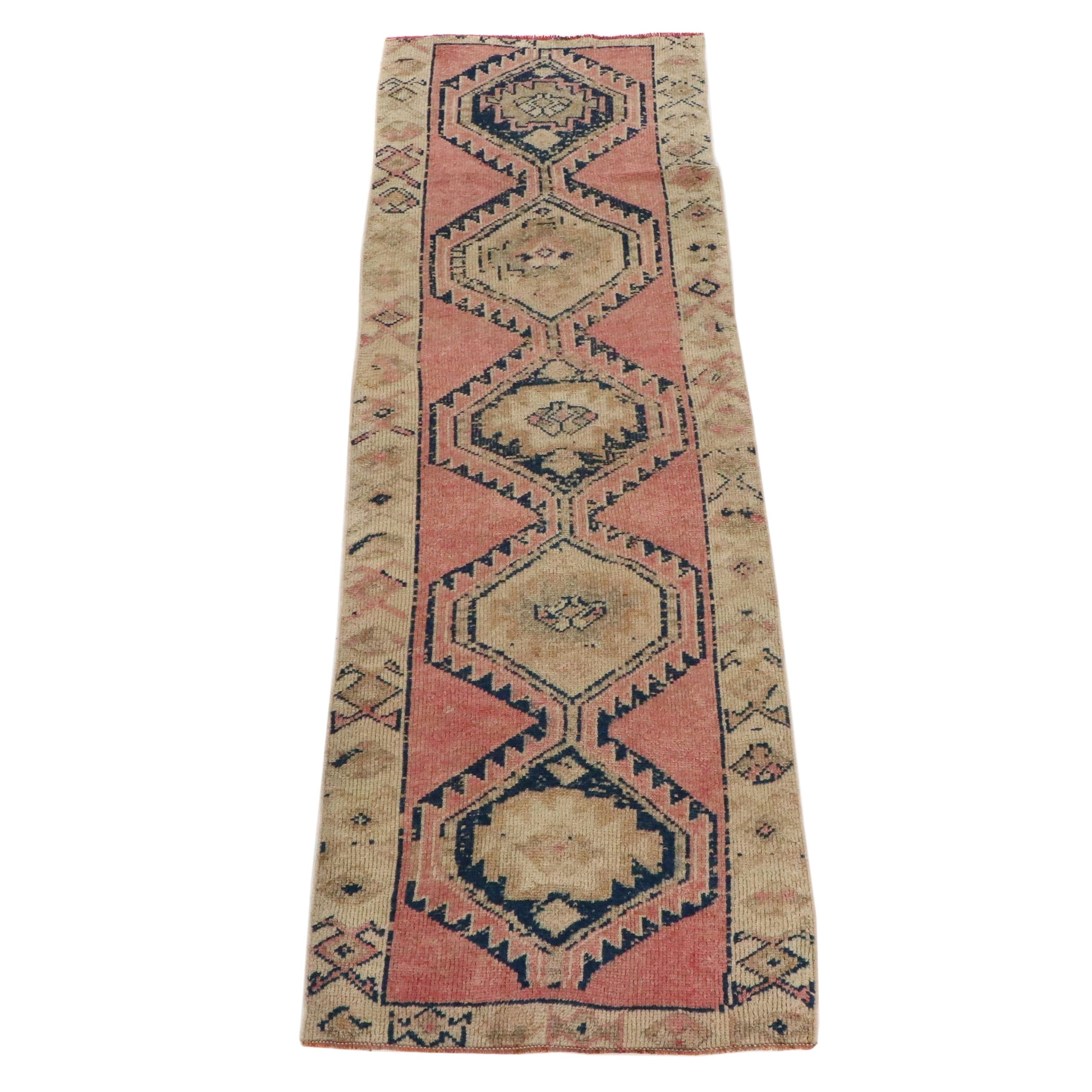 3'1 x 10'2 Hand-Knotted Turkish Oushak Long Rug