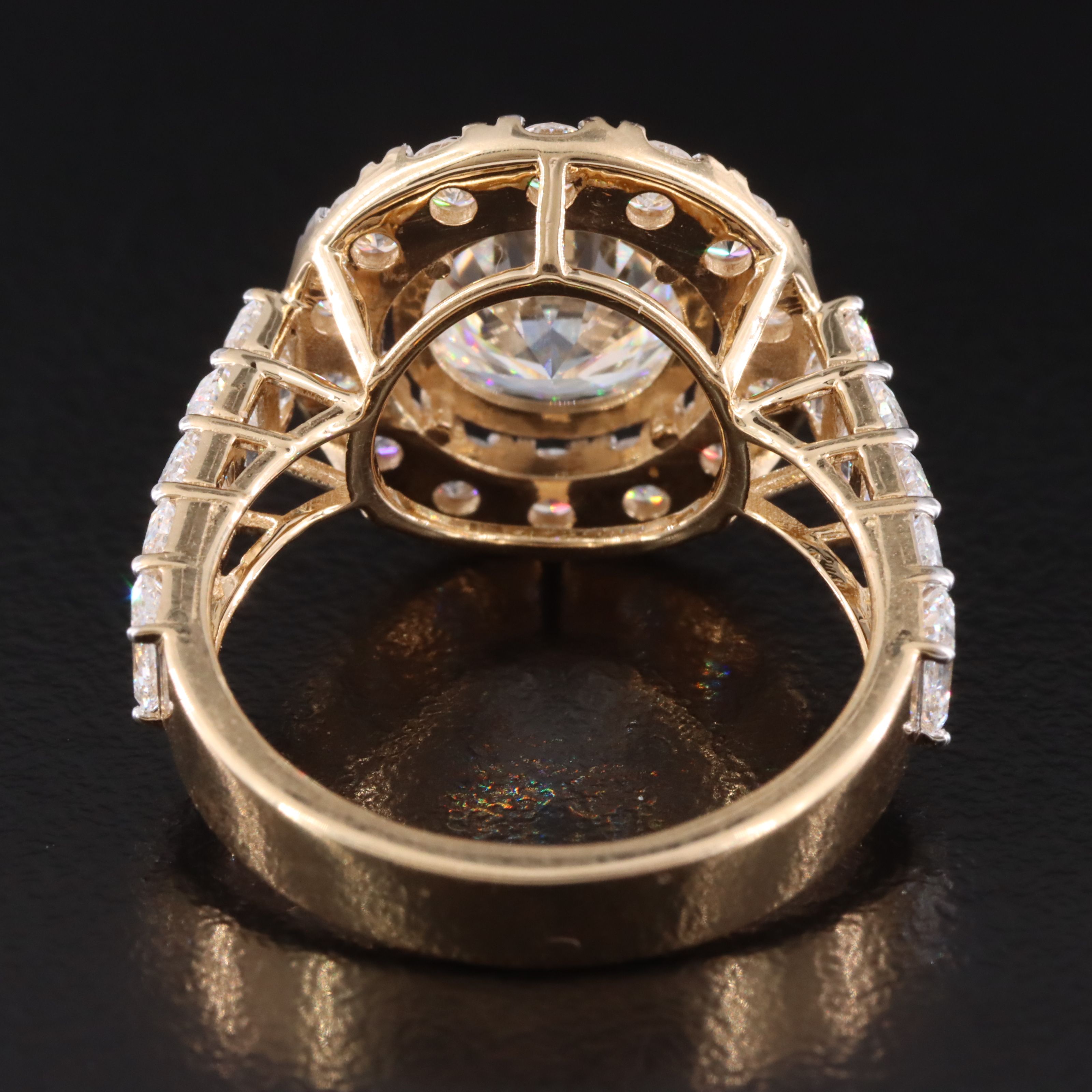 18K 4.85 CTW Lab Grown Diamond Ring with IGI Report