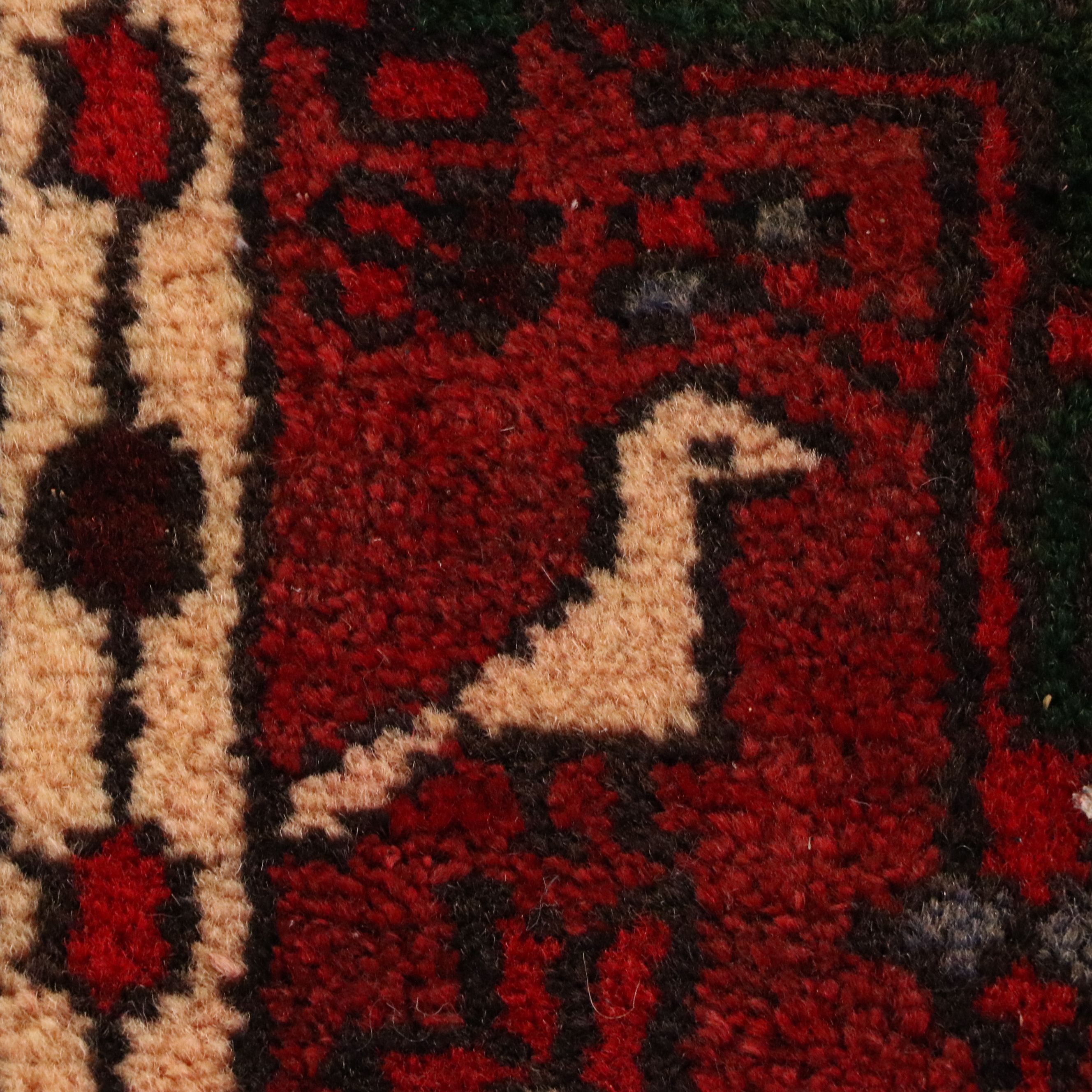 2'1 x 7'3 Hand-Knotted Persian Karaja Carpet Runner
