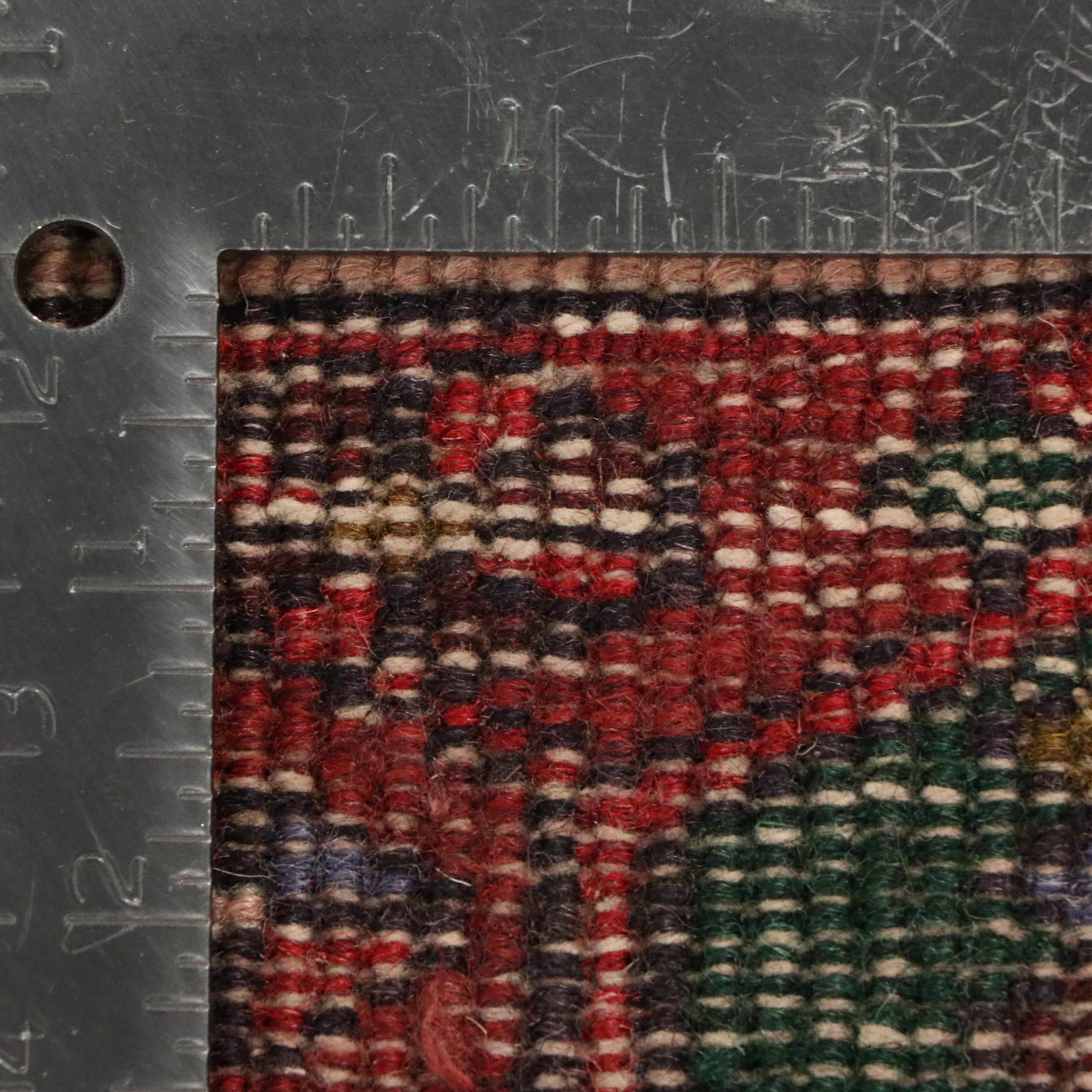 2'1 x 7'3 Hand-Knotted Persian Karaja Carpet Runner