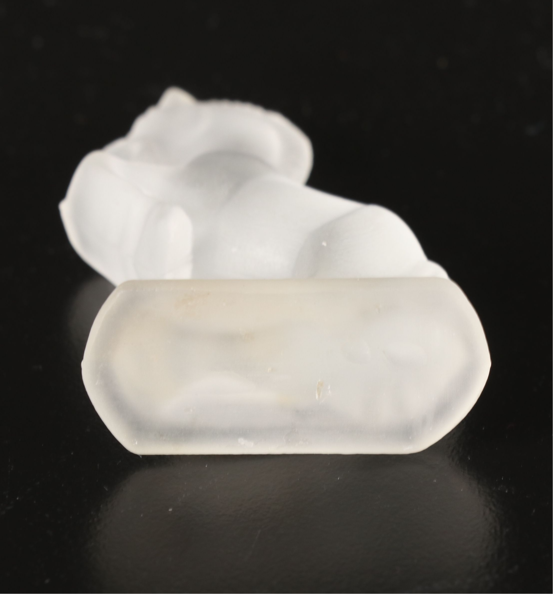 Lalique Crystal Dove Ring Dish and Owl  with Horse Figurine