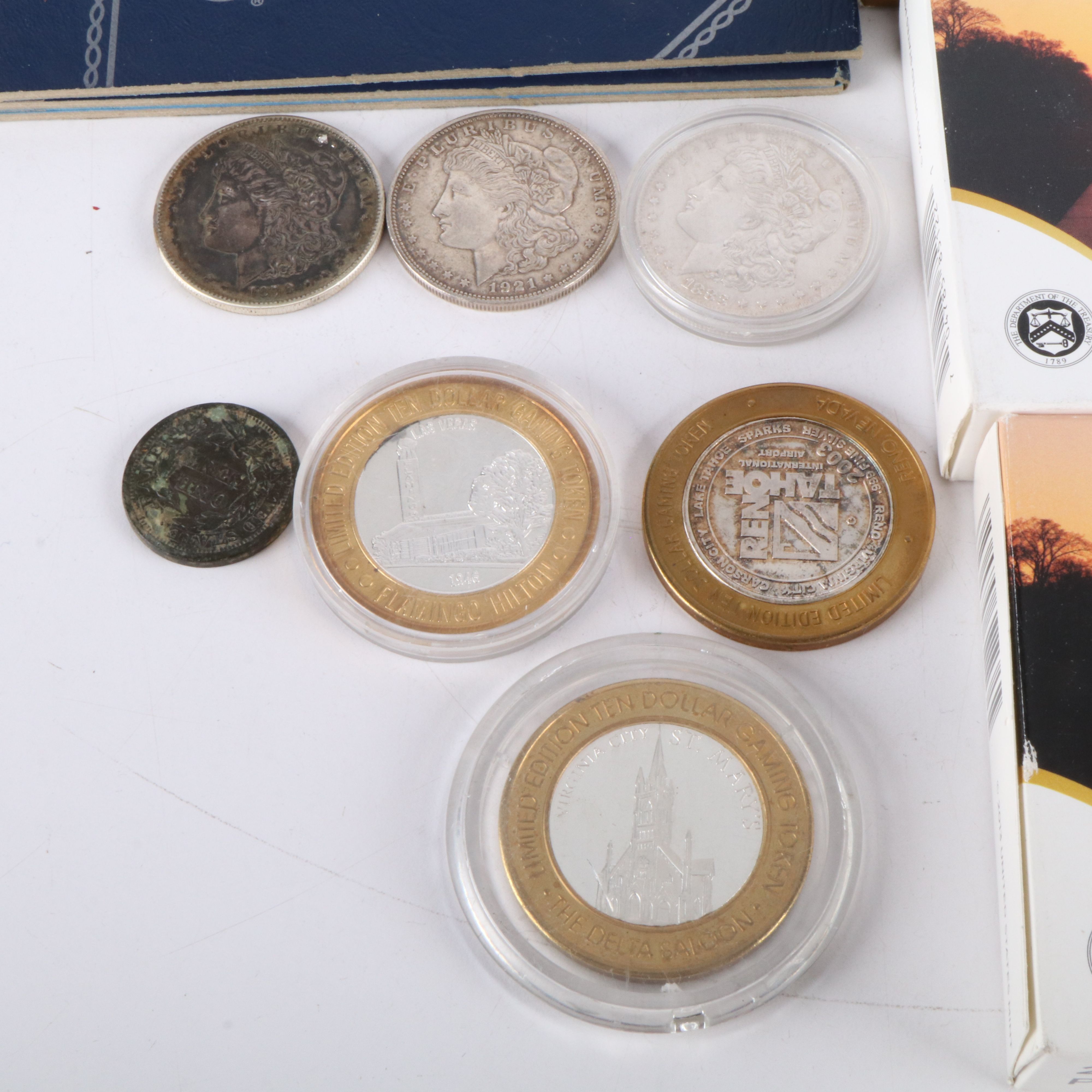 U.S. Morgan Dollars, Proof Sets , Casino Tokens