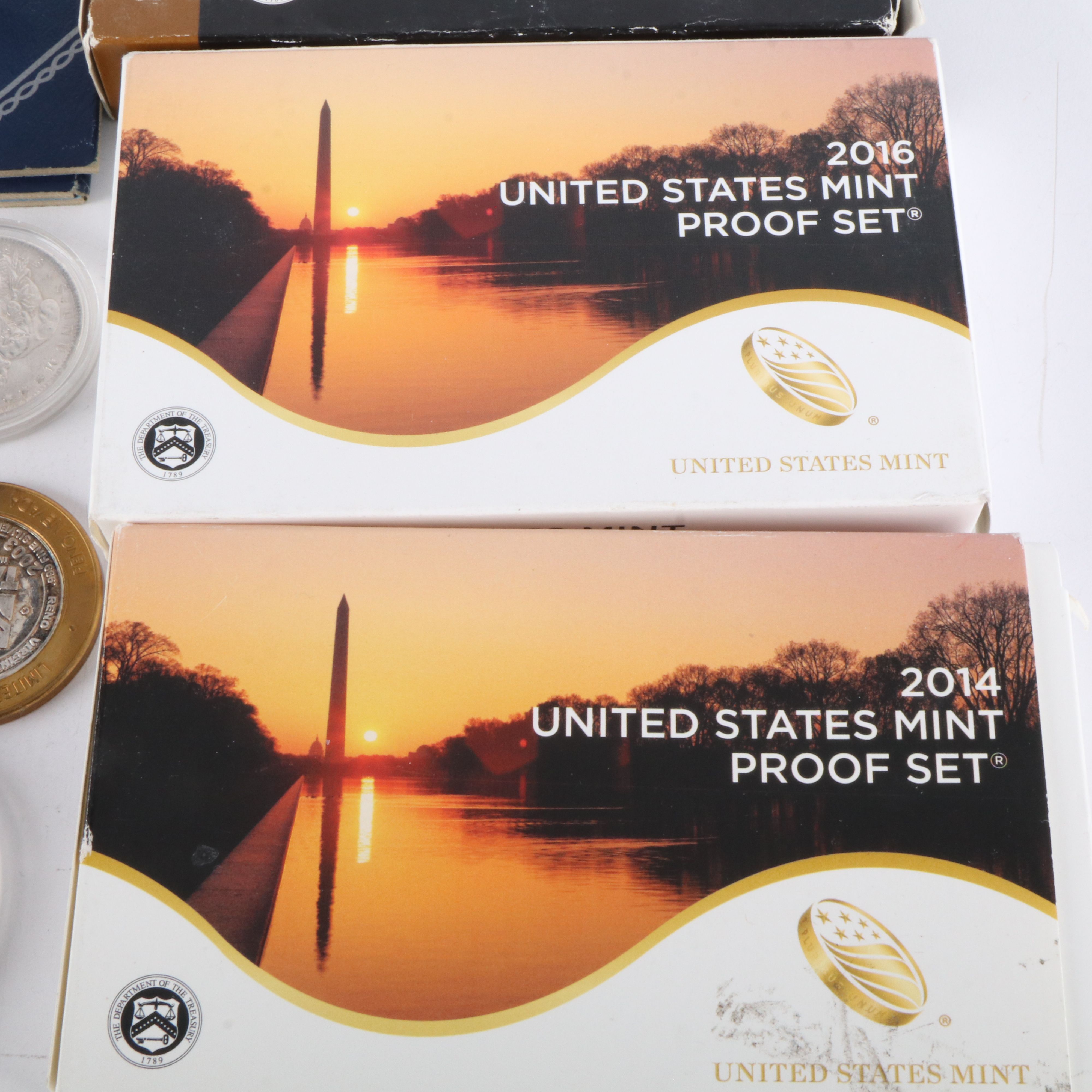 U.S. Morgan Dollars, Proof Sets , Casino Tokens