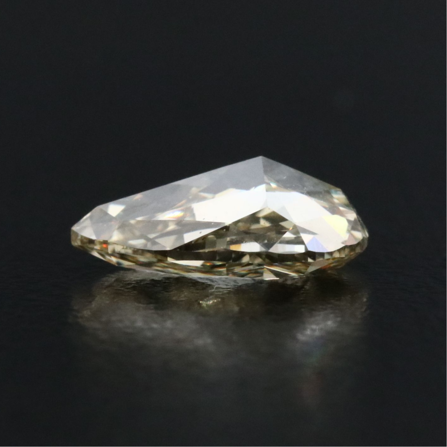Loose 2.10 CT Lab Grown Fancy Yellow Diamond with IGI Report