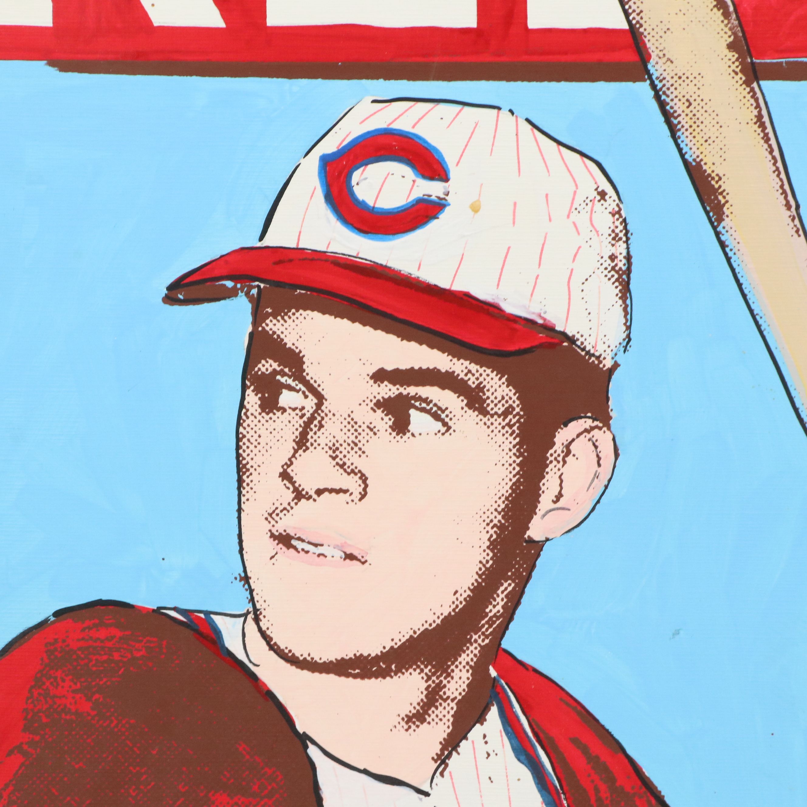 Stylized Serigraph of Pete Rose "Pete Rose Rookie," 1991