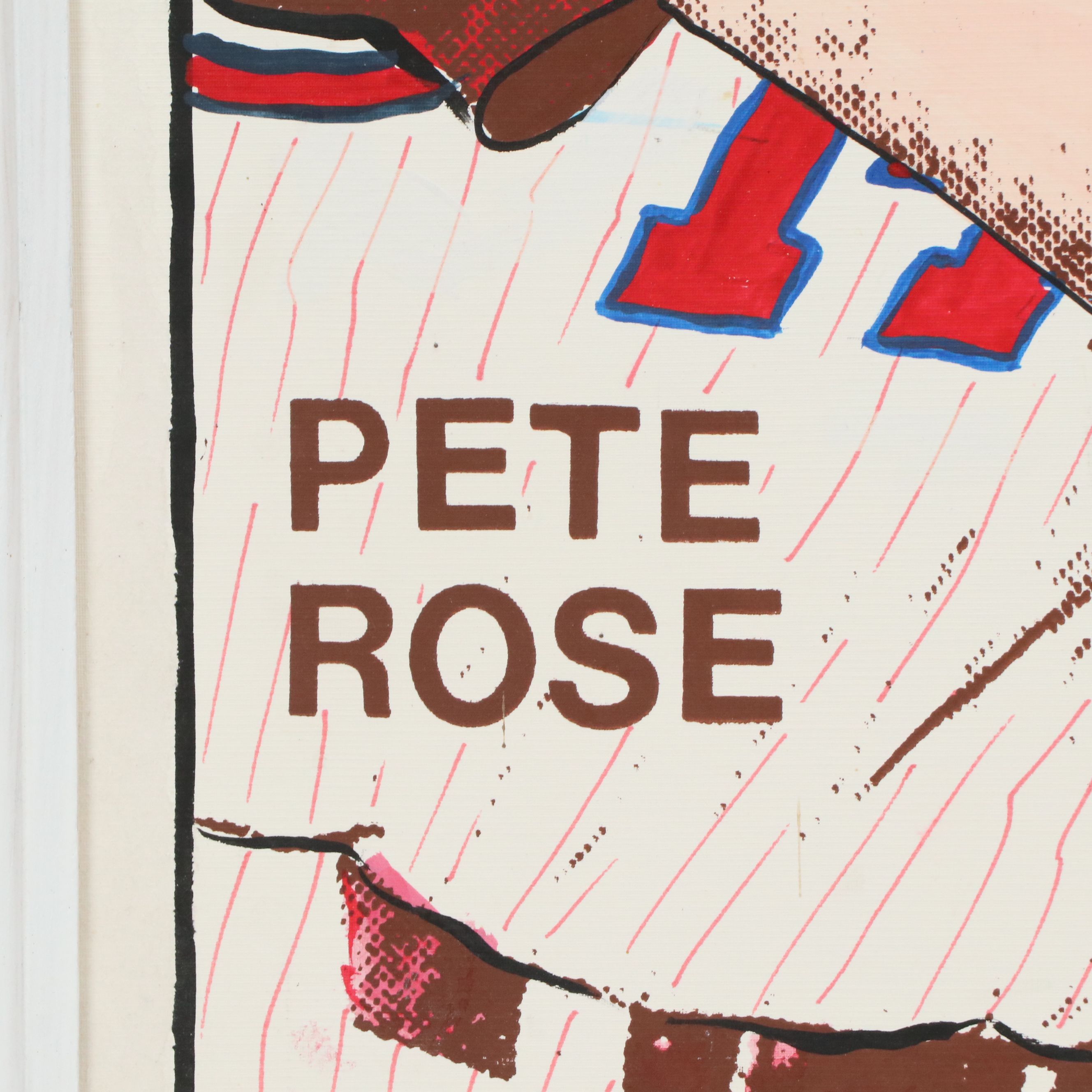 Stylized Serigraph of Pete Rose "Pete Rose Rookie," 1991