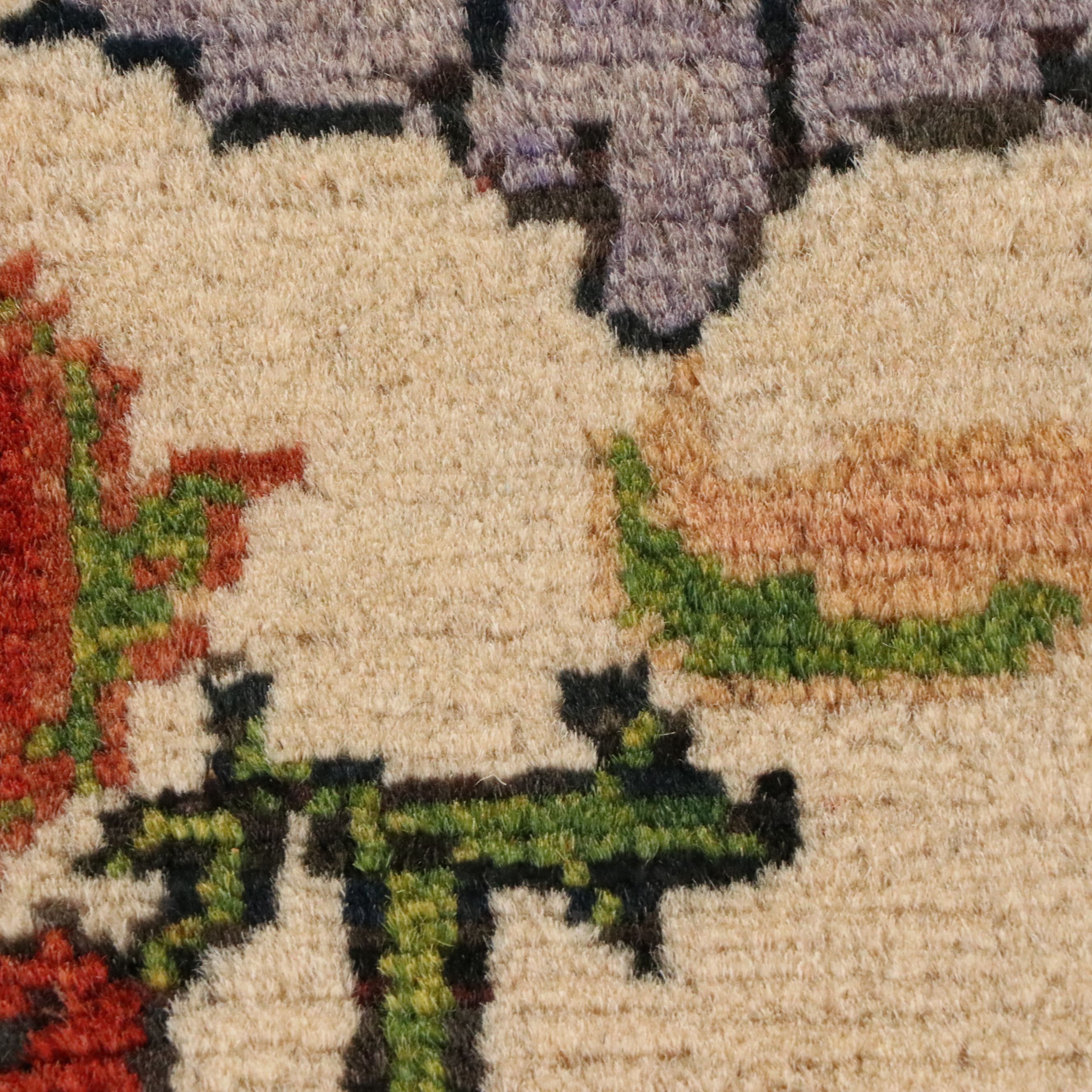 4'9 x 6'9 Hand-Knotted Afghan Kazak Area Rug