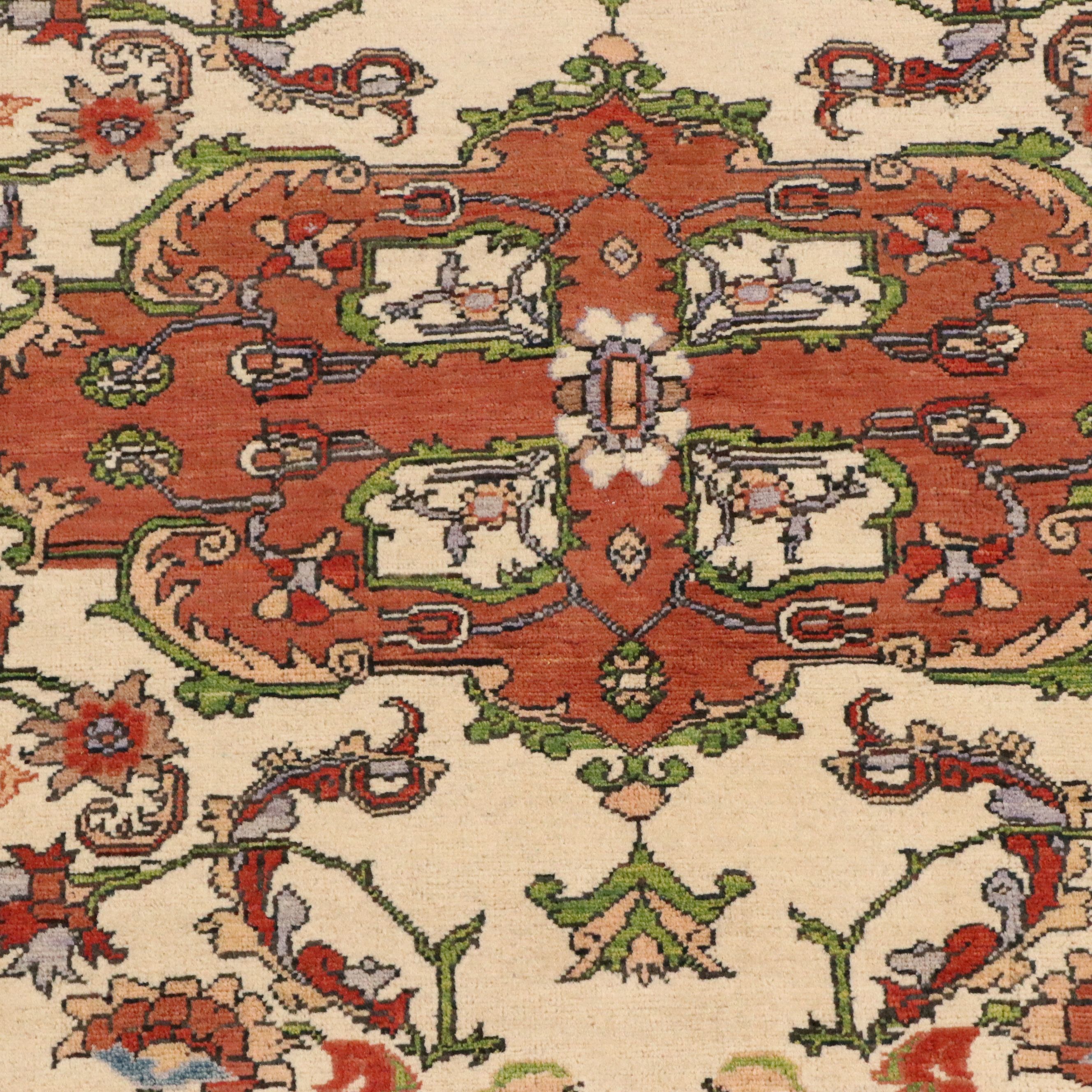 4'9 x 6'9 Hand-Knotted Afghan Kazak Area Rug