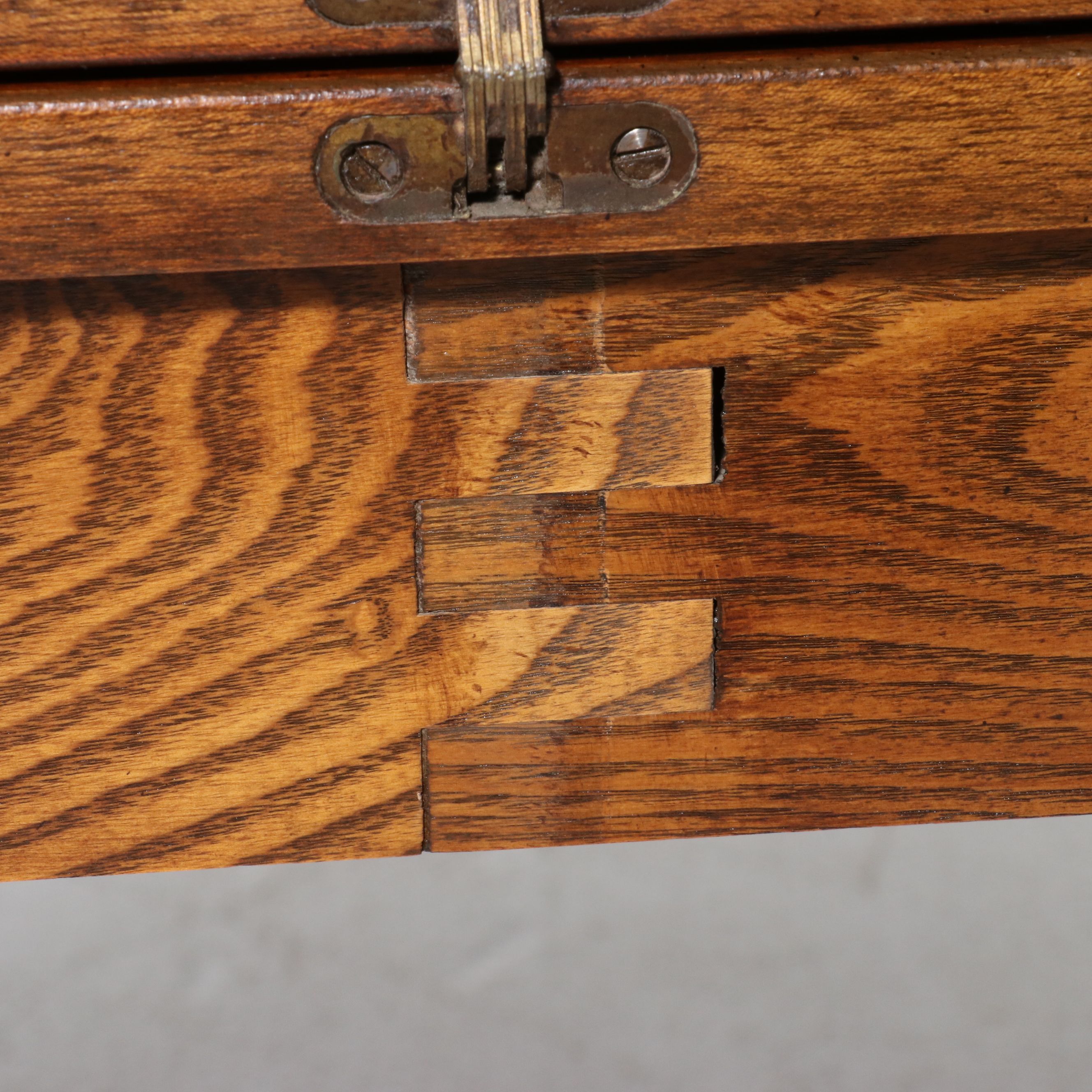 Hepplewhite Style Barberpole and String Inlaid Mahogany Demilune Games Table