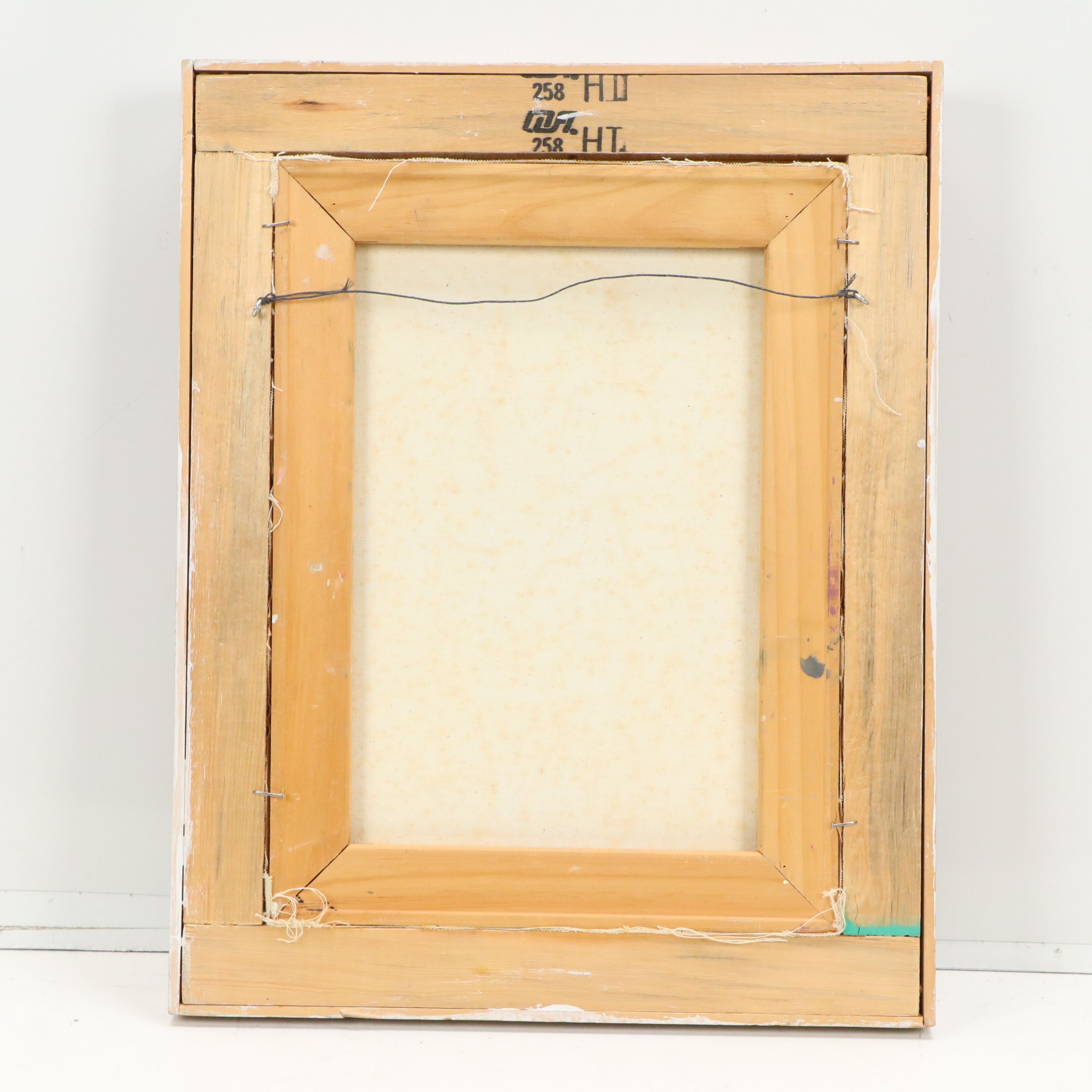 John Wilson Portrait Oil Painting of Woman With Tambourine