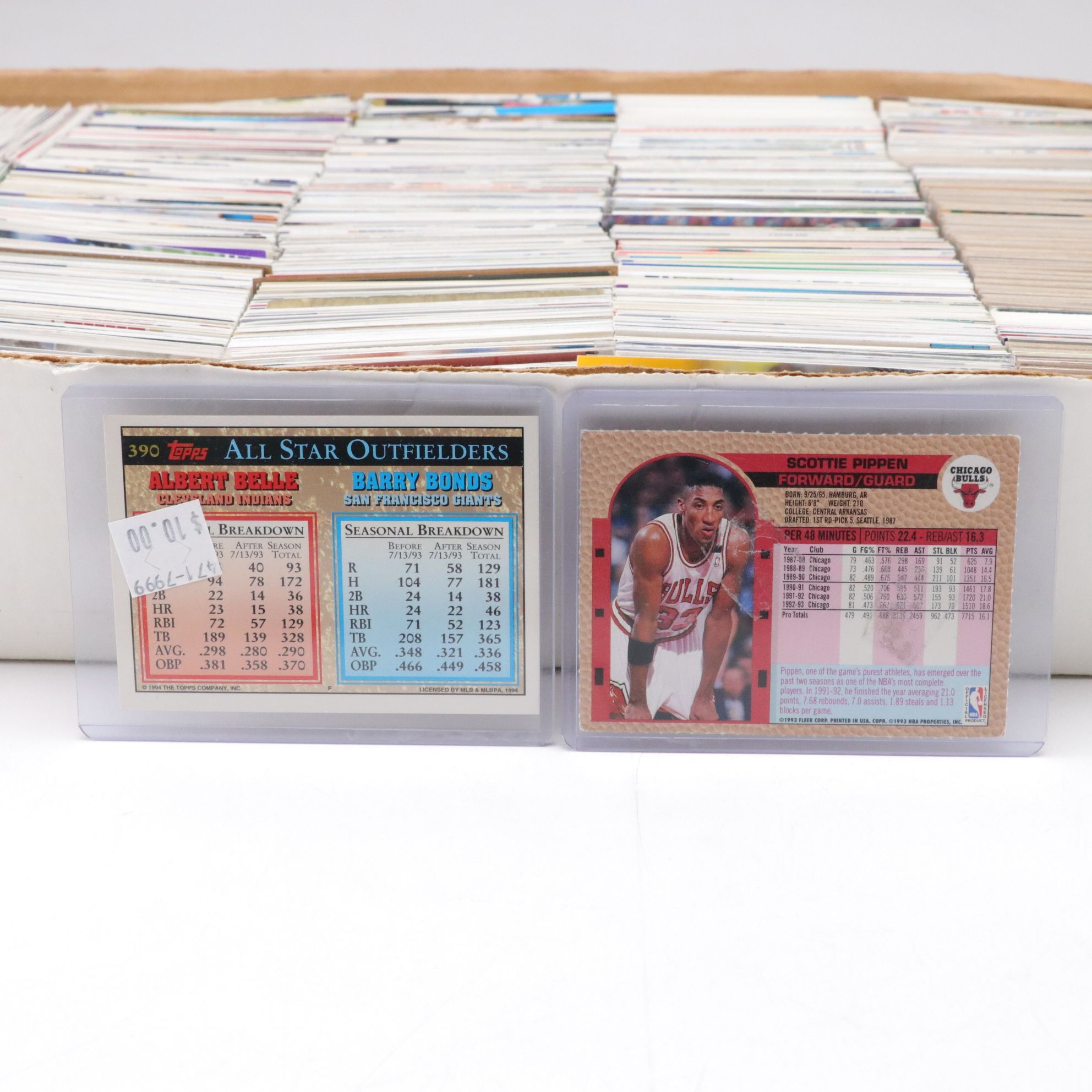 Fleer, Topps, Panini Sports Trading Card Collection, 1980-2010s