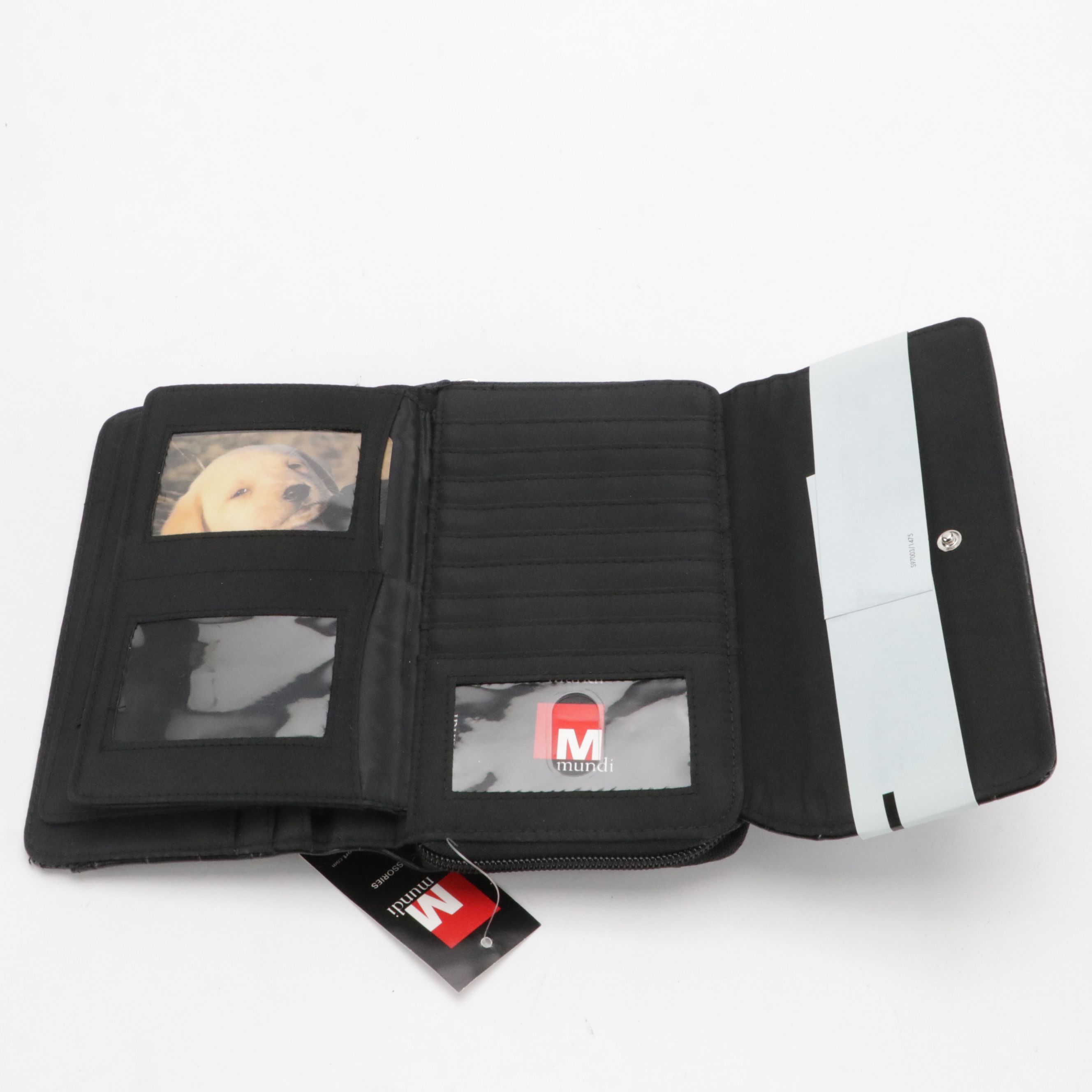 Mundi Croc PVC Flap Clutch Wallet, Harrods & Liz Claiborne Shiny Trifold Wallets