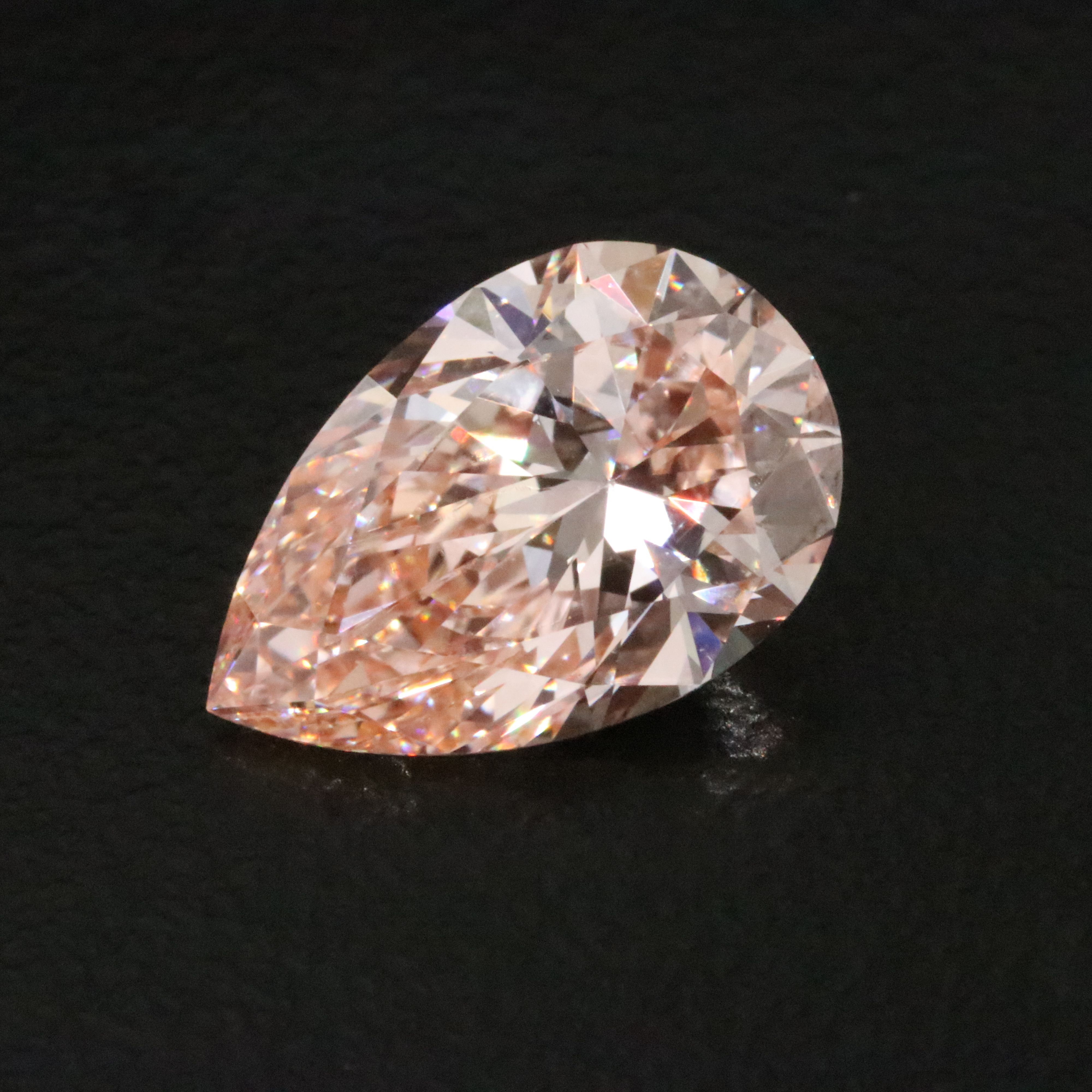 Loose 3.06 CT Lab Grown Fancy Intense Pink Diamond with IGI Report