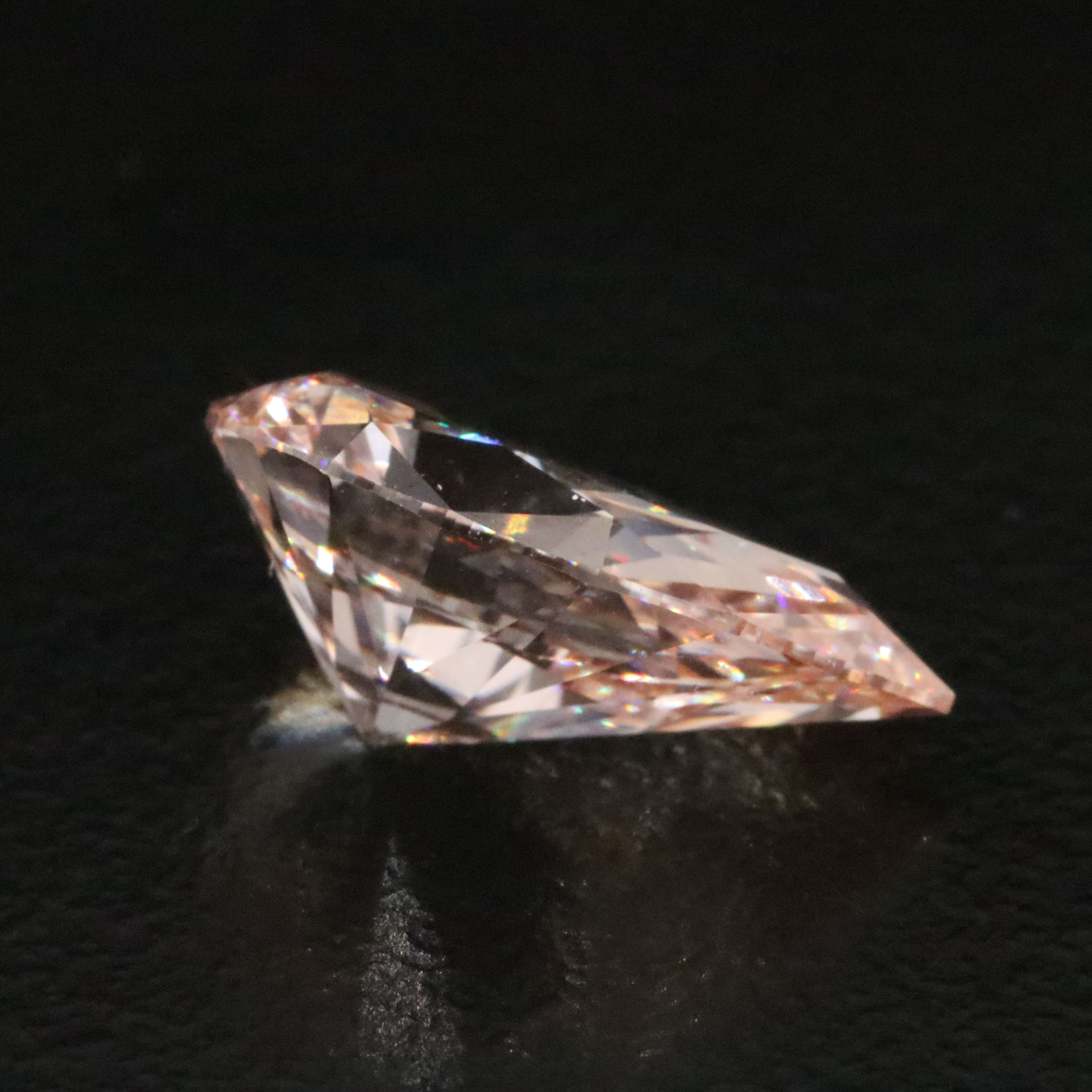 Loose 3.06 CT Lab Grown Fancy Intense Pink Diamond with IGI Report