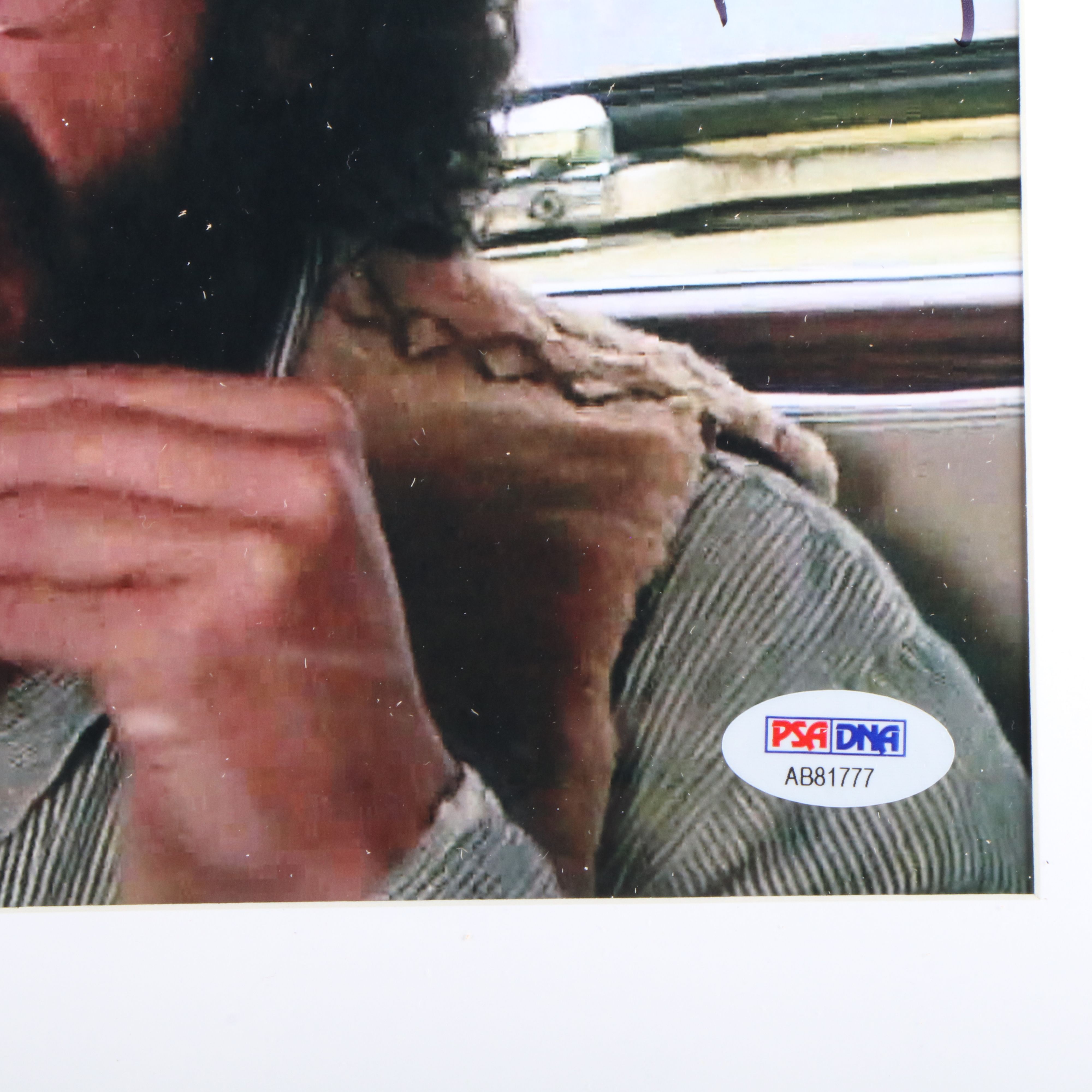 Tommy Chong Signed “Cheech and Chong” Print in Matted Frame, PSA