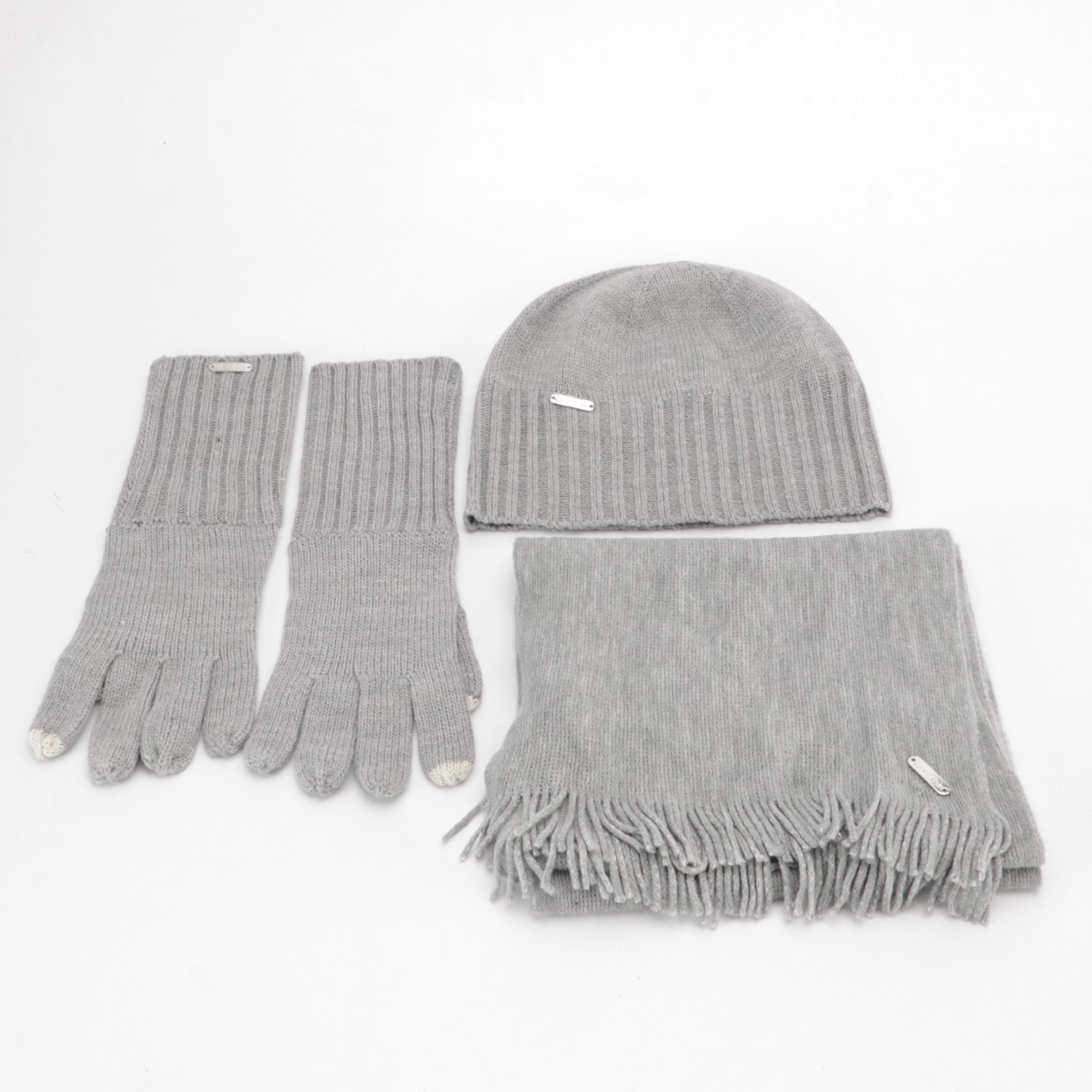 Calvin Klein Beanies, Gloves and Fringe Scarves