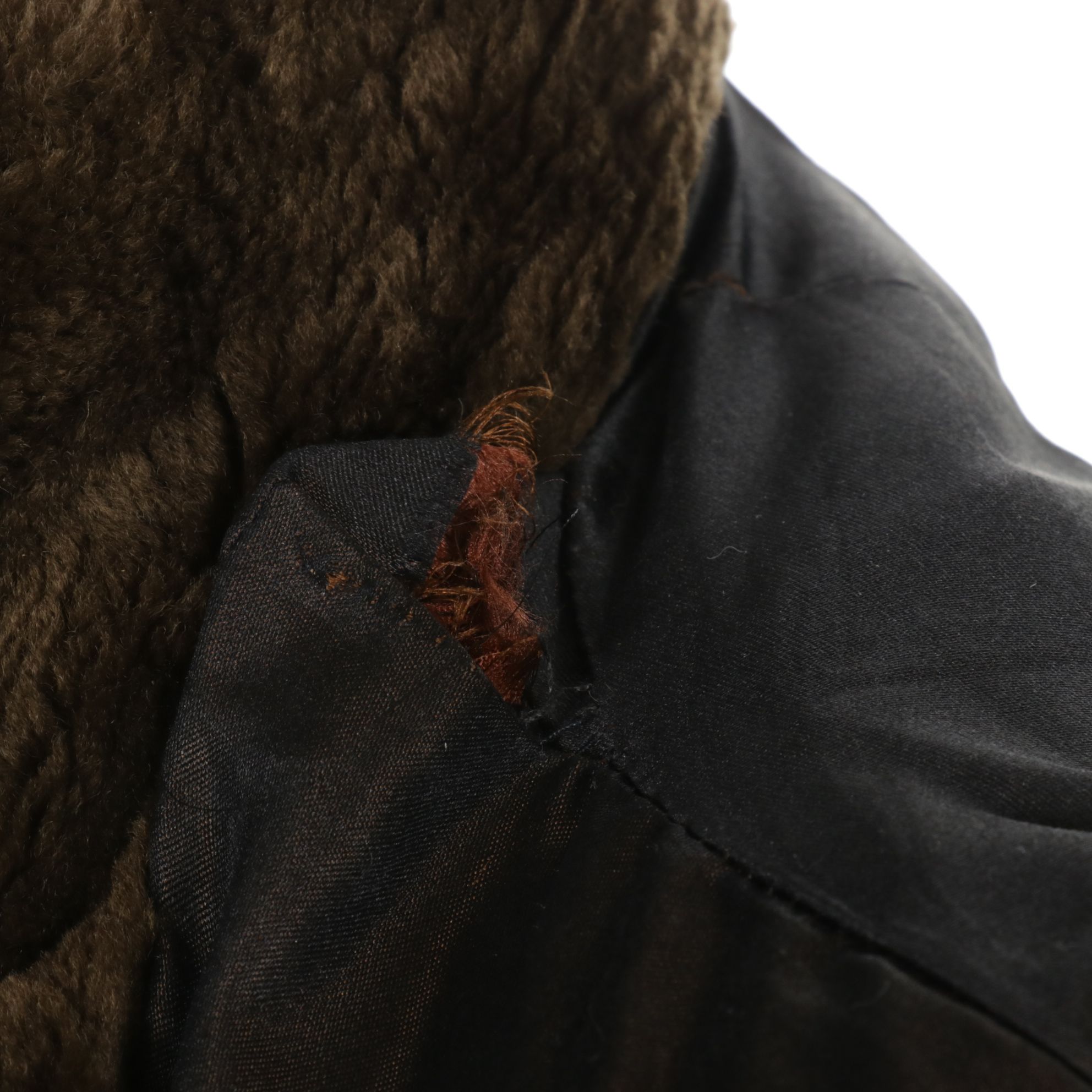 Sheared Beaver Fur Full-Length Coat