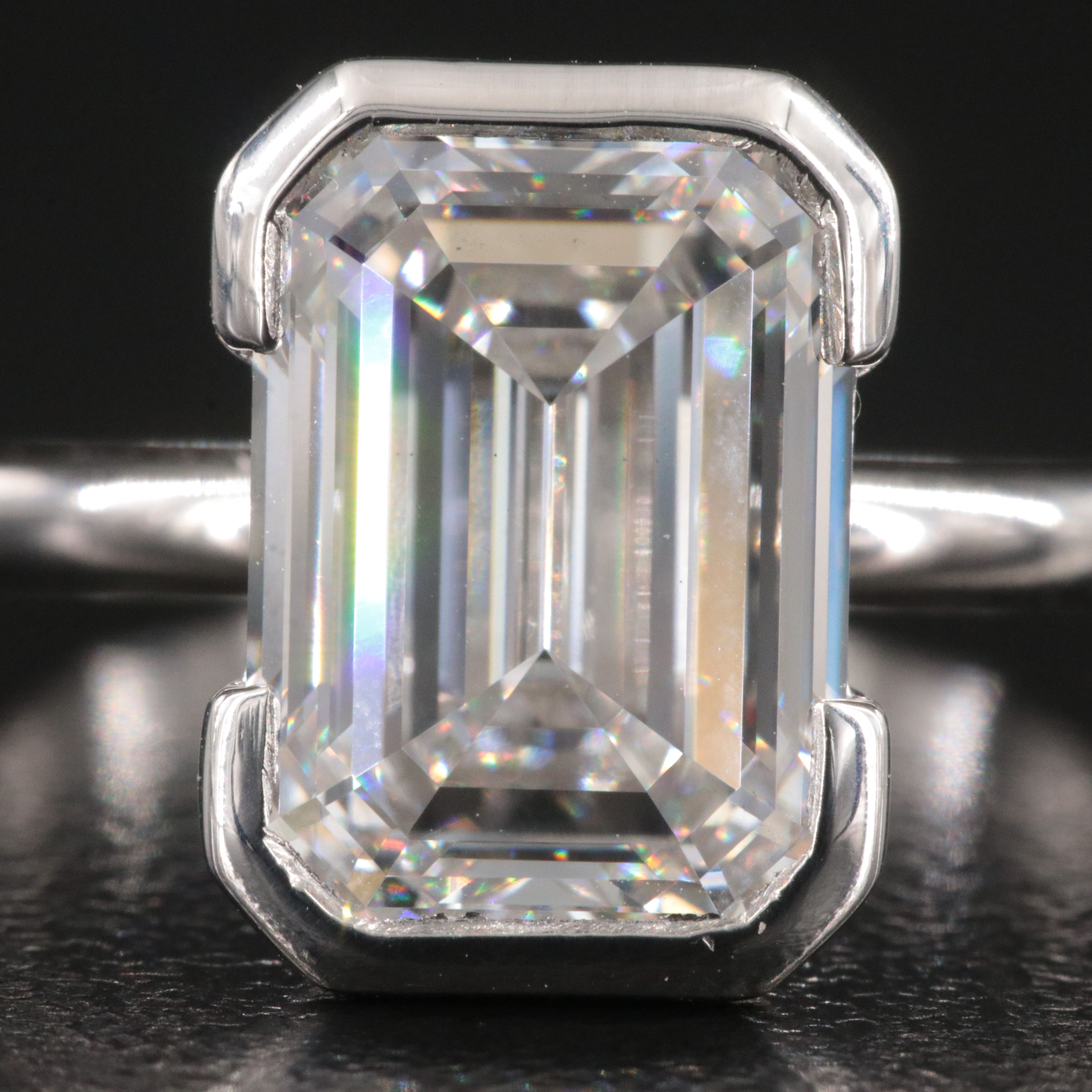 Platinum 6.57 CT Lab Grown Diamond with IGI Report