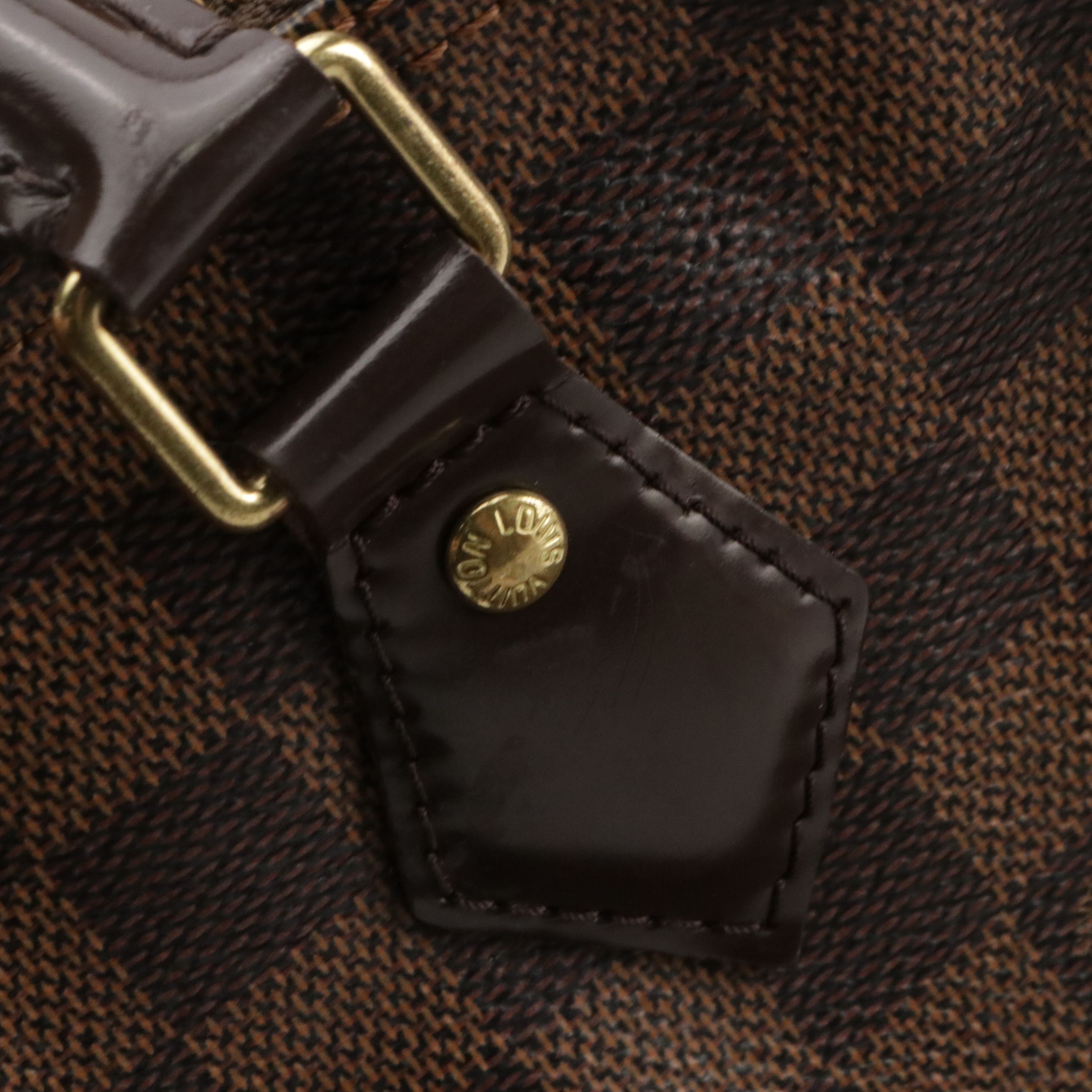 Louis Vuitton Speedy 30 Two-Way Bag in Damier Ebene Canvas & Leather