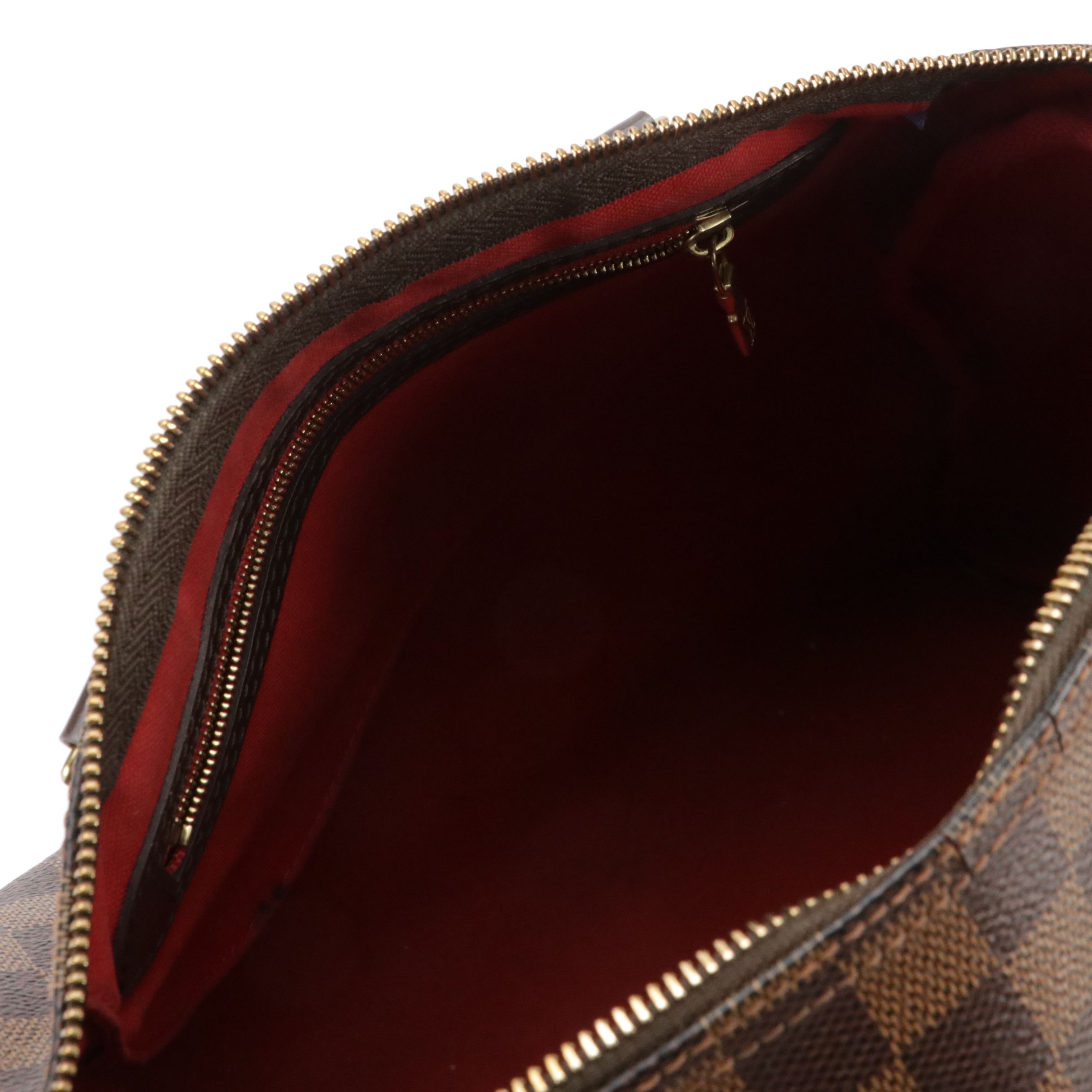 Louis Vuitton Speedy 30 Two-Way Bag in Damier Ebene Canvas & Leather