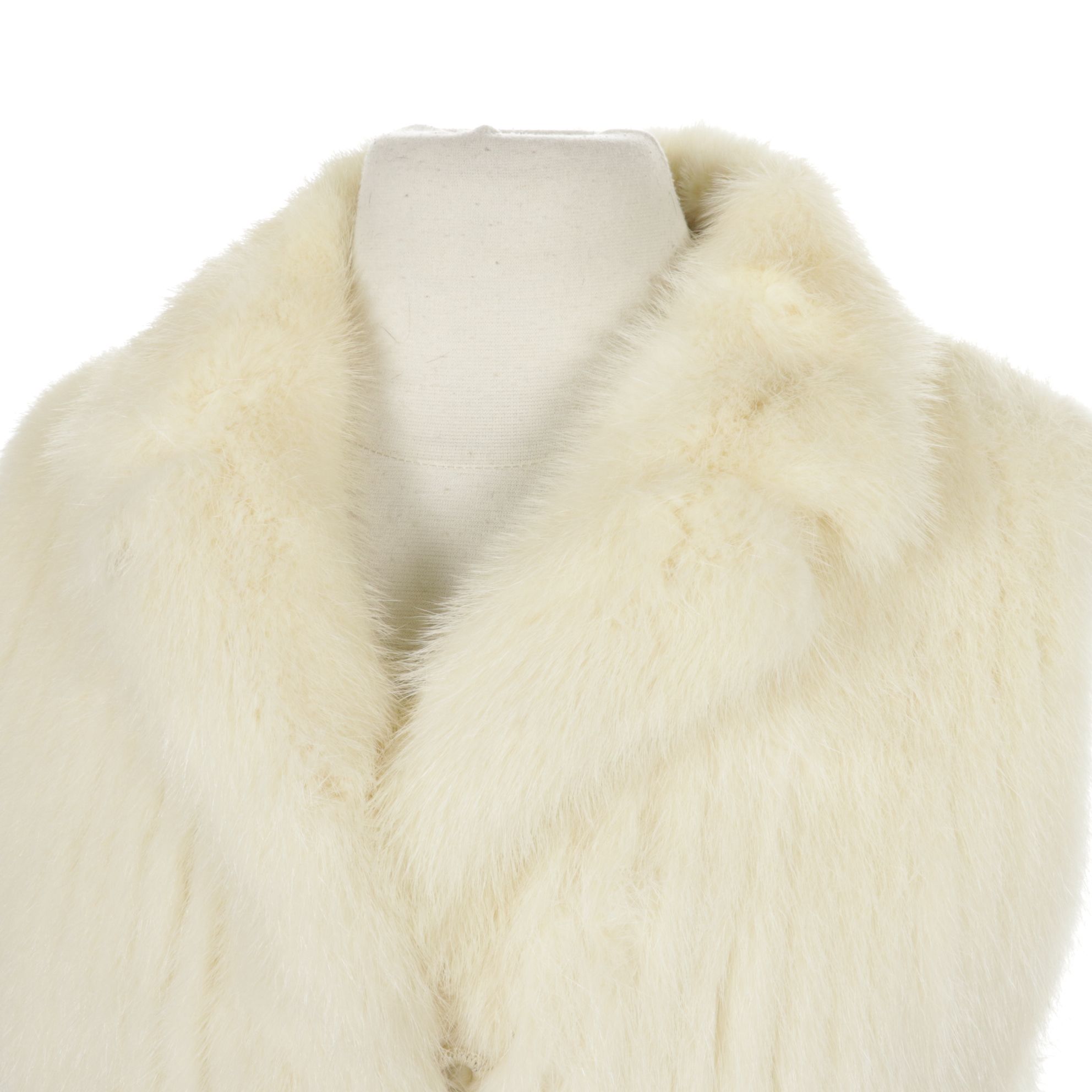 Pearl Beige Mink Fur Vest