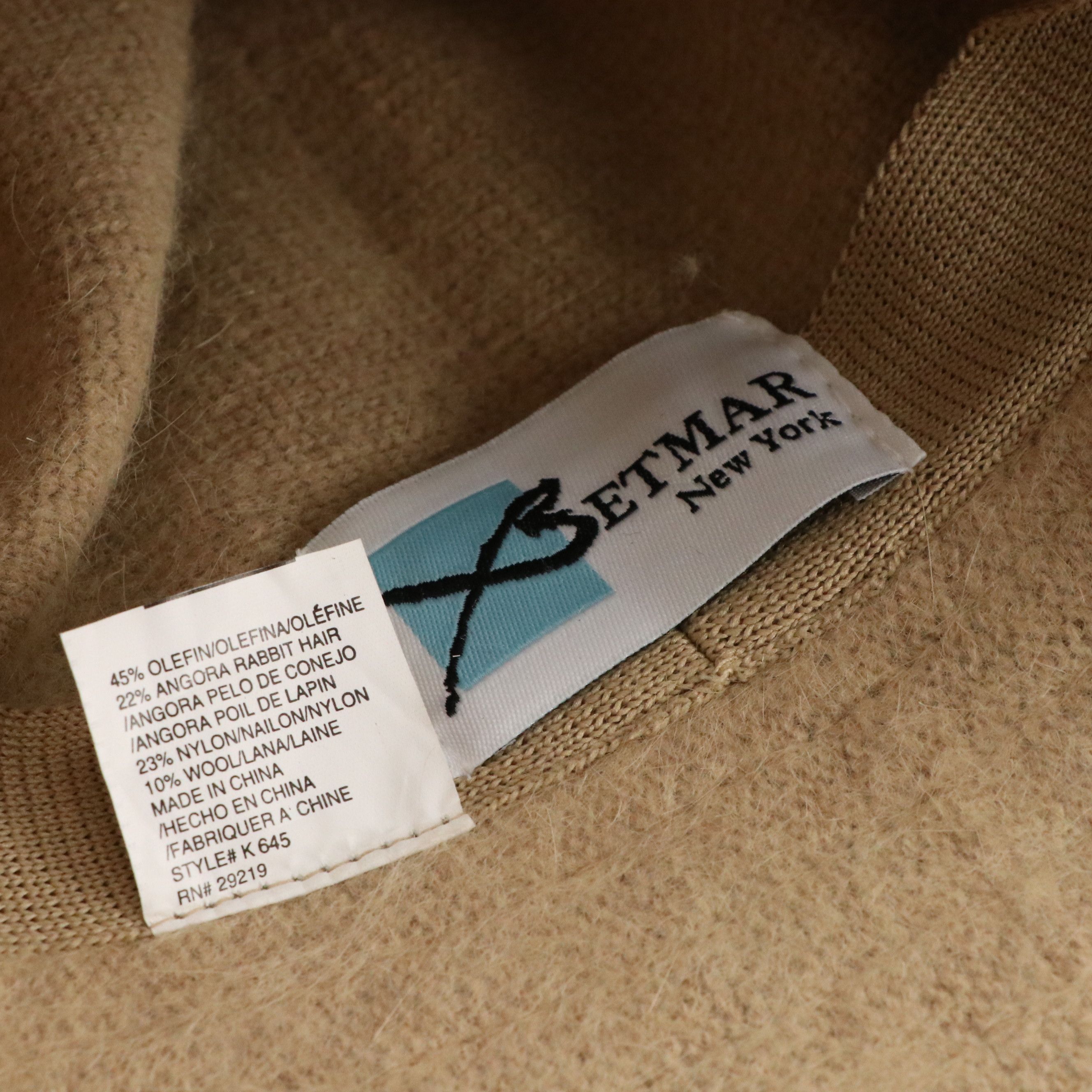 Betmar Angora Rabbit Fur Blend Hats, V. Fraas Plaid Cashmere Scarf, and More