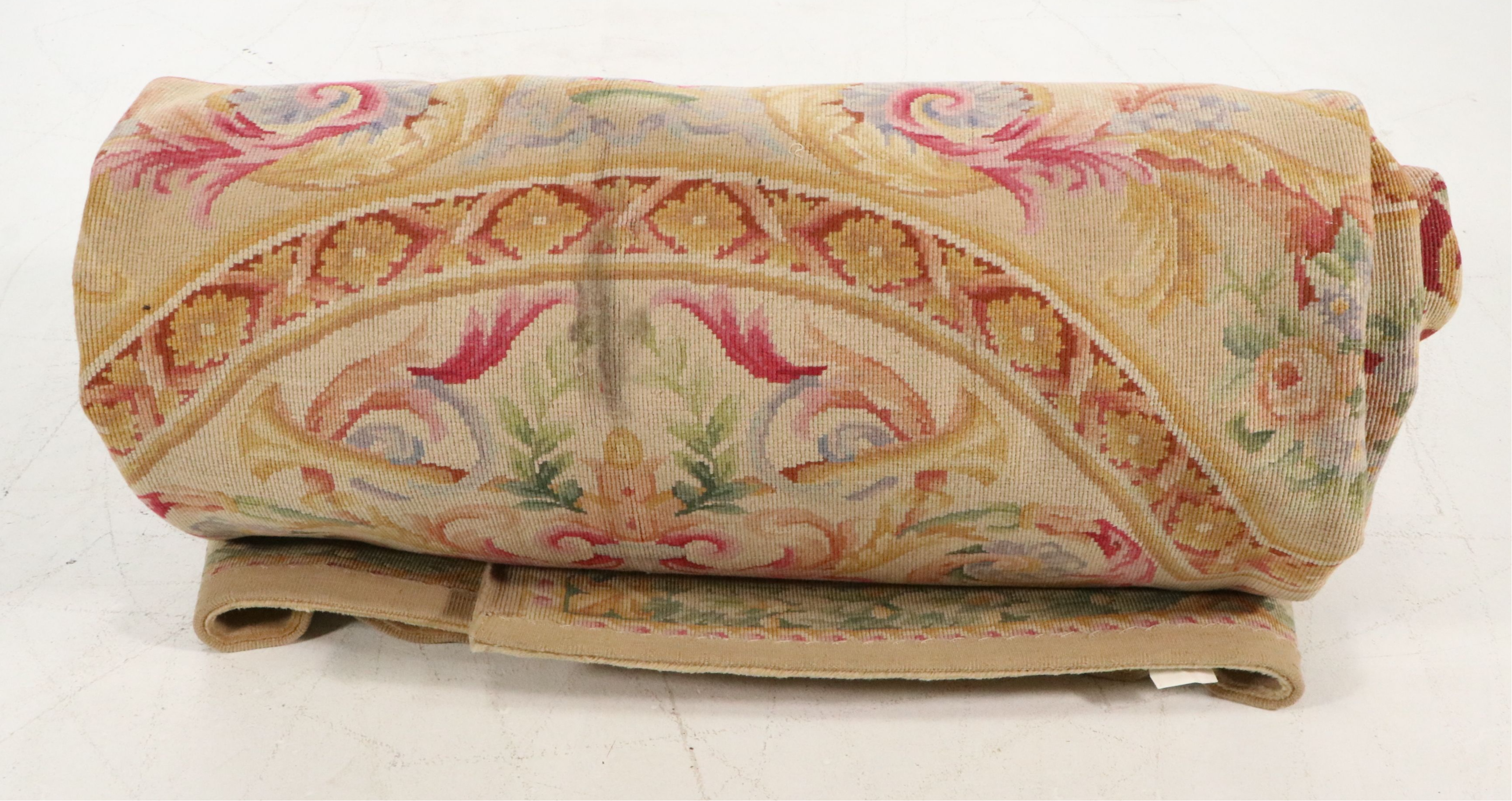 10'1 x 14'1 Hand-Knotted Sino-French Savonnerie Style Room-Sized Rug