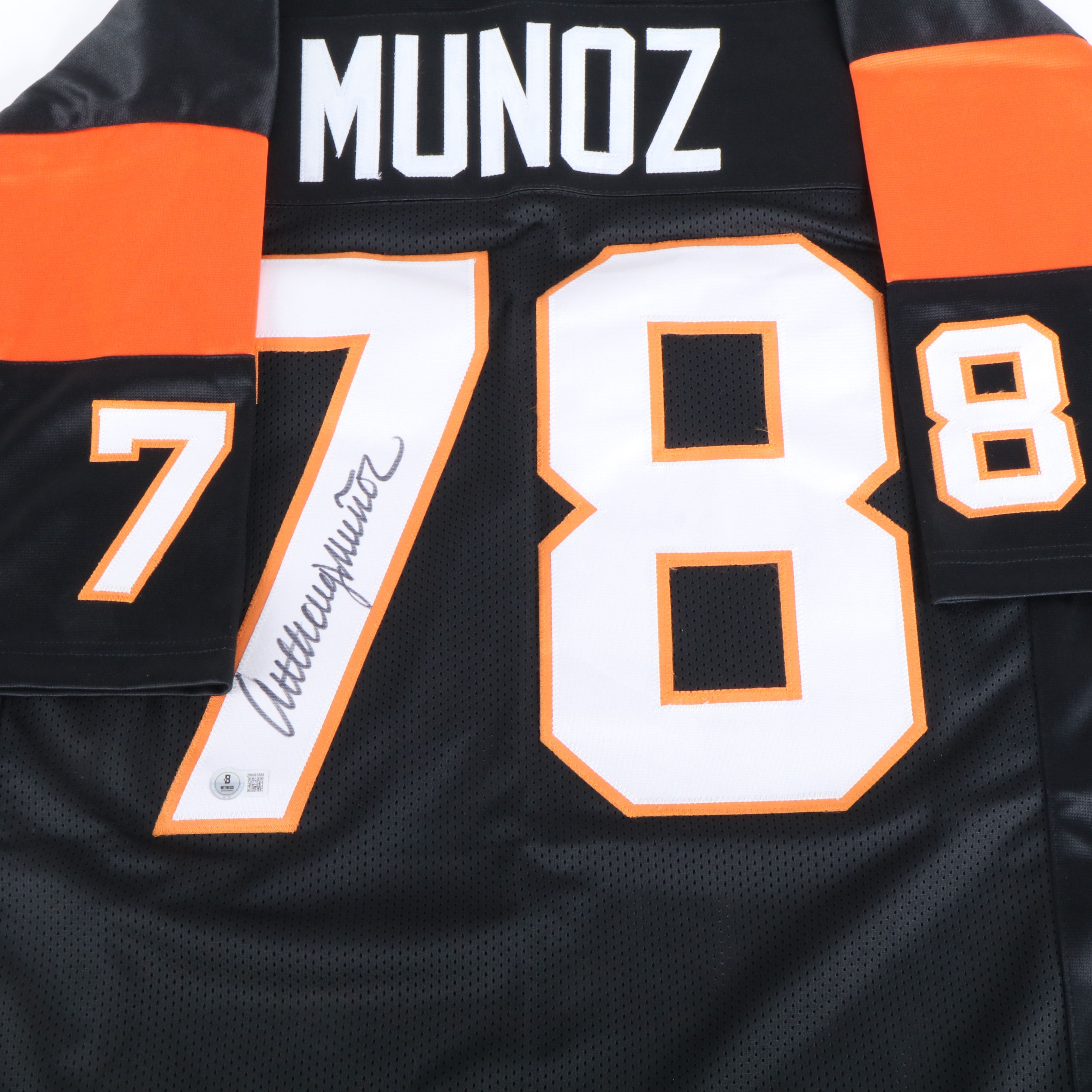 Anthony Muñoz Signed Cincinnati Bengals Football Jersey, Beckett