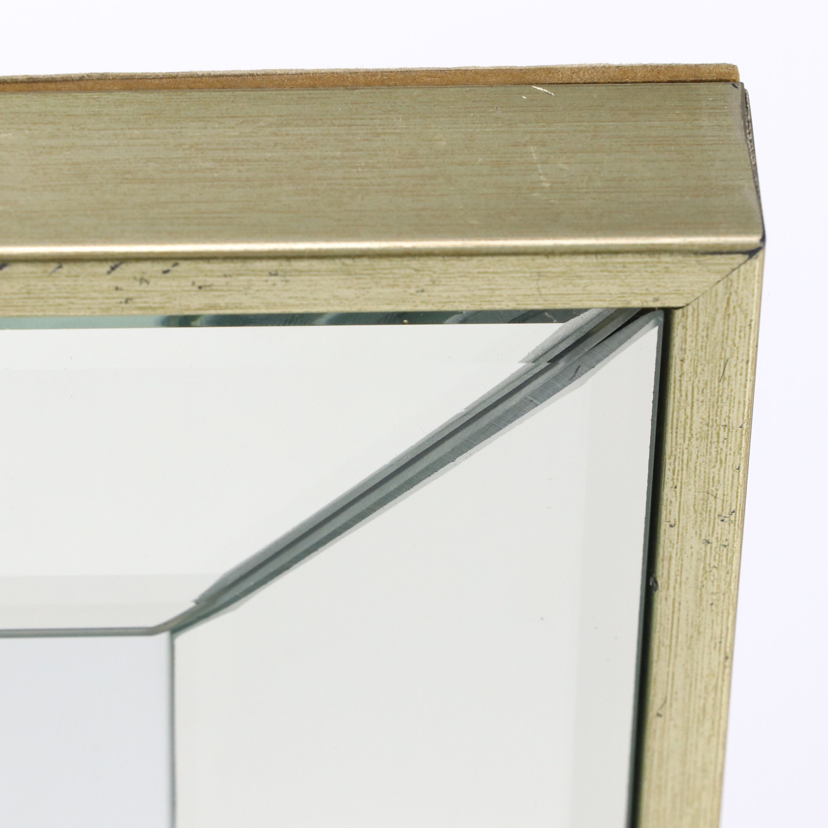 Arhaus Set of Four Deco Revival Style Beveled Wall Mirrors