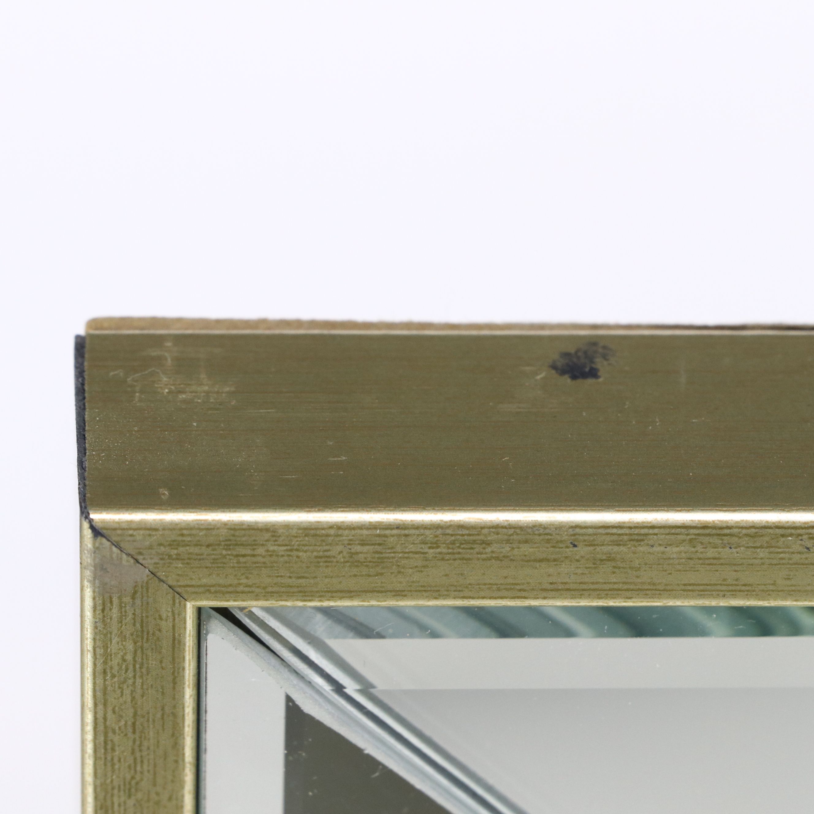 Arhaus Set of Four Deco Revival Style Beveled Wall Mirrors