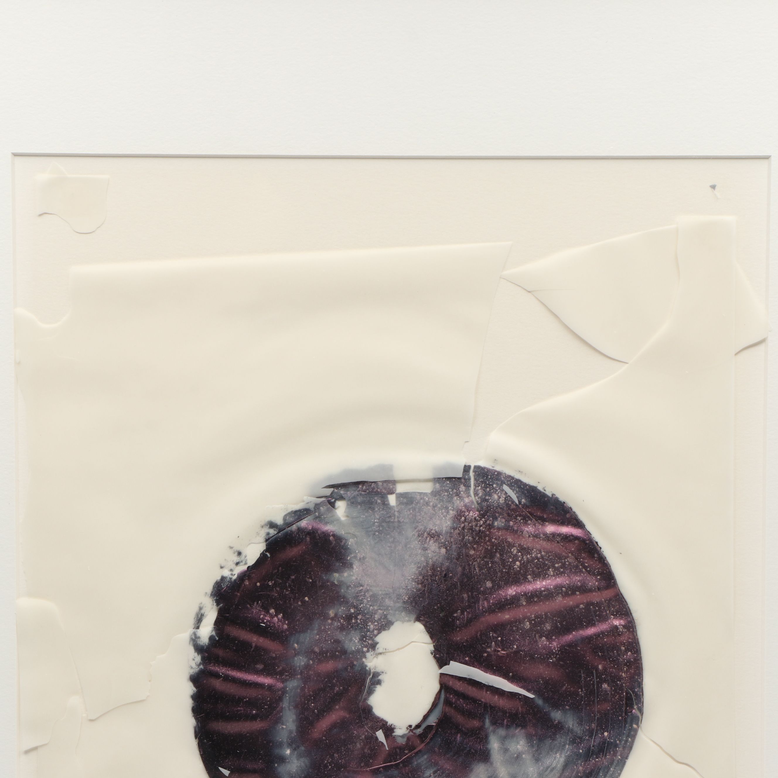 Lita Albuquerque Iridescent Abstract Watercolor Painting on Vellum, 1990