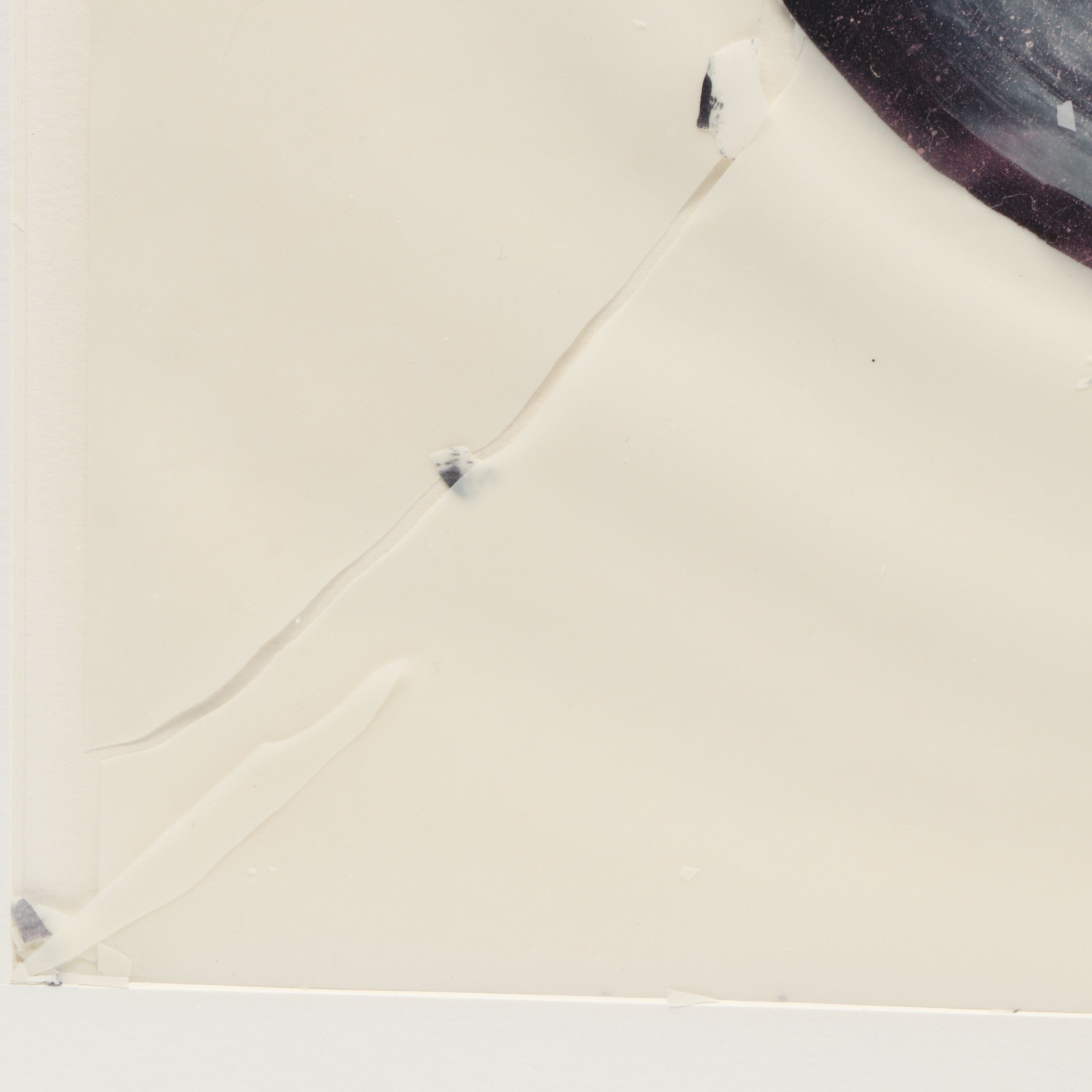 Lita Albuquerque Iridescent Abstract Watercolor Painting on Vellum, 1990