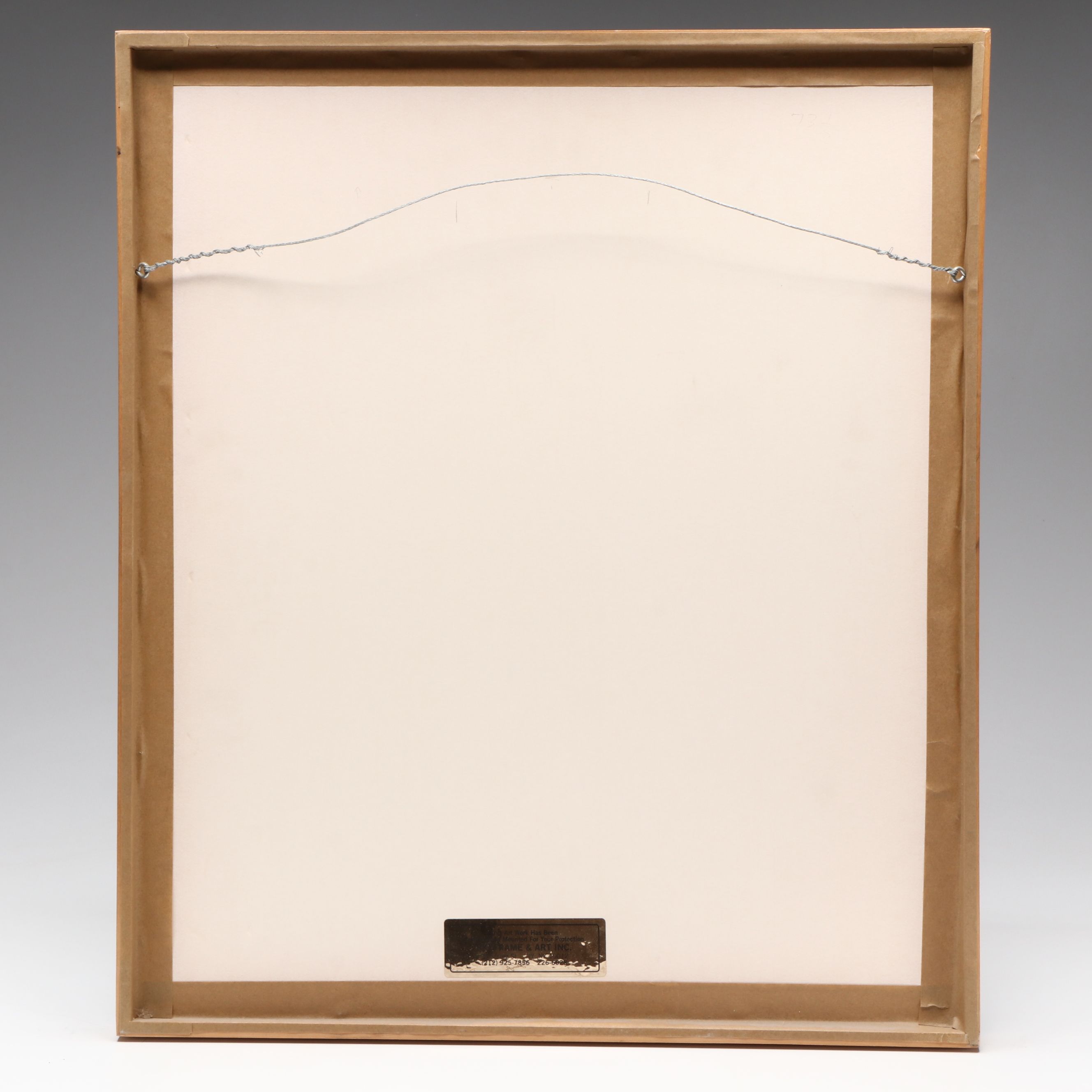 Lita Albuquerque Iridescent Abstract Watercolor Painting on Vellum, 1990