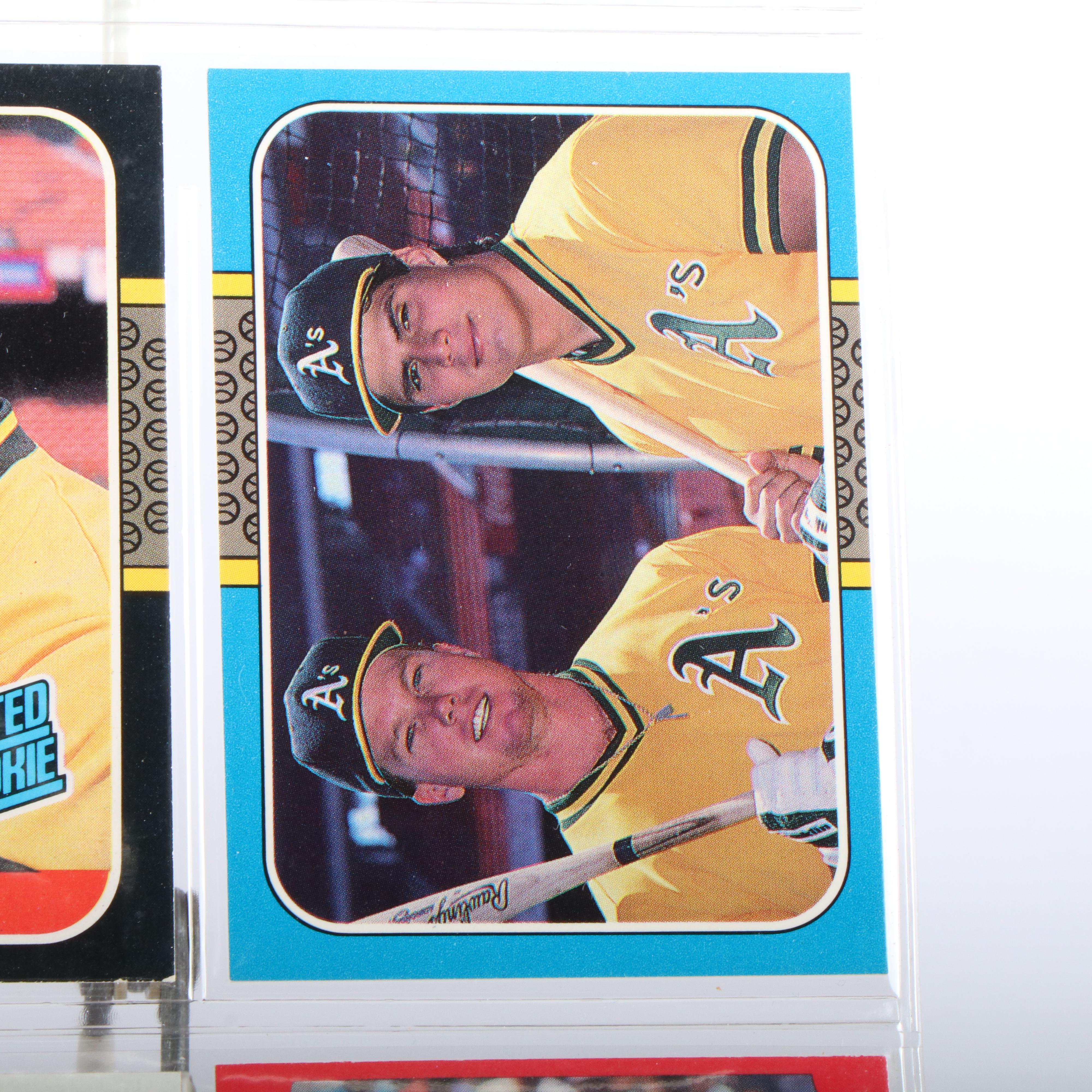 Mark McGwire Baseball Cards Featuring Rated Rookie and More, 1980s