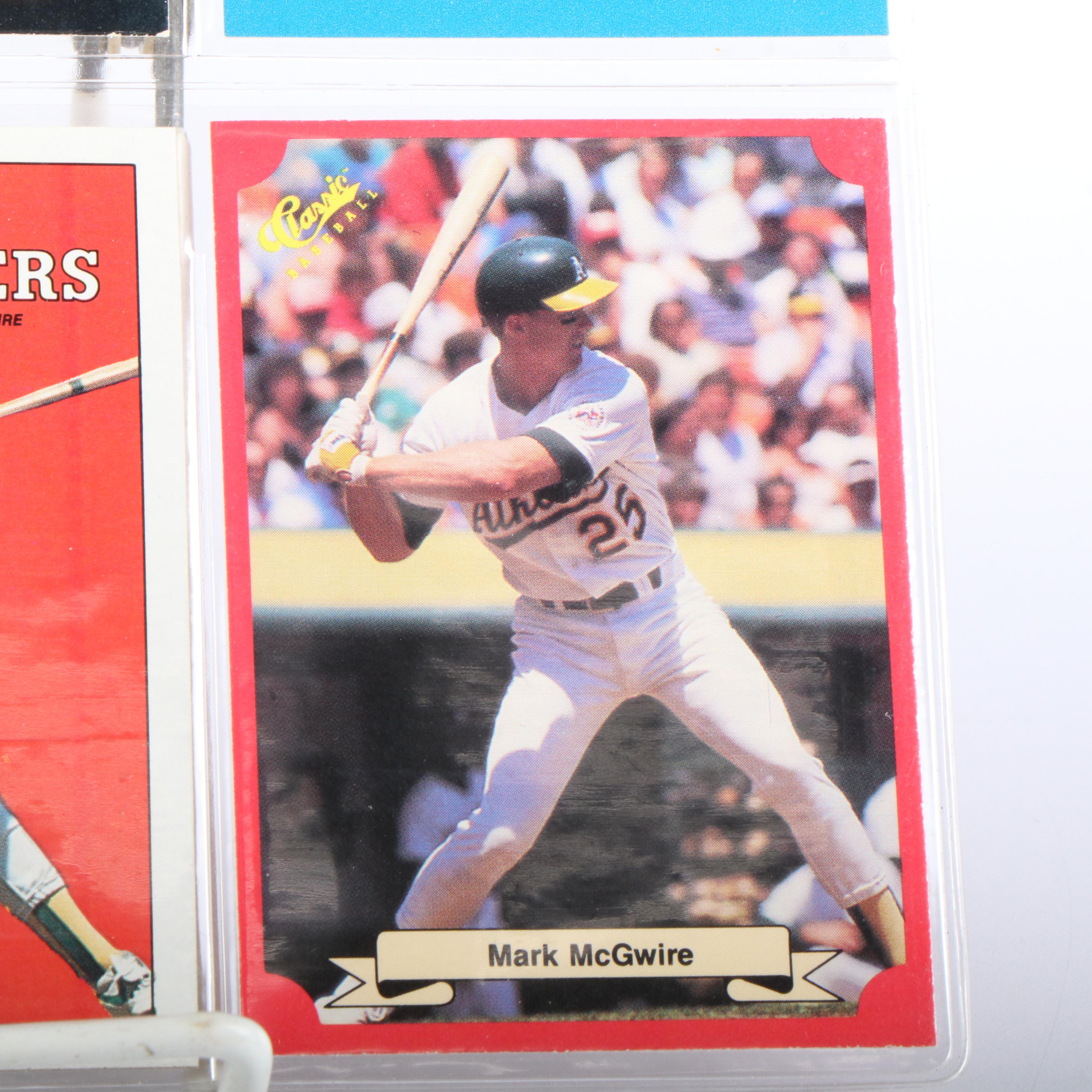 Mark McGwire Baseball Cards Featuring Rated Rookie and More, 1980s