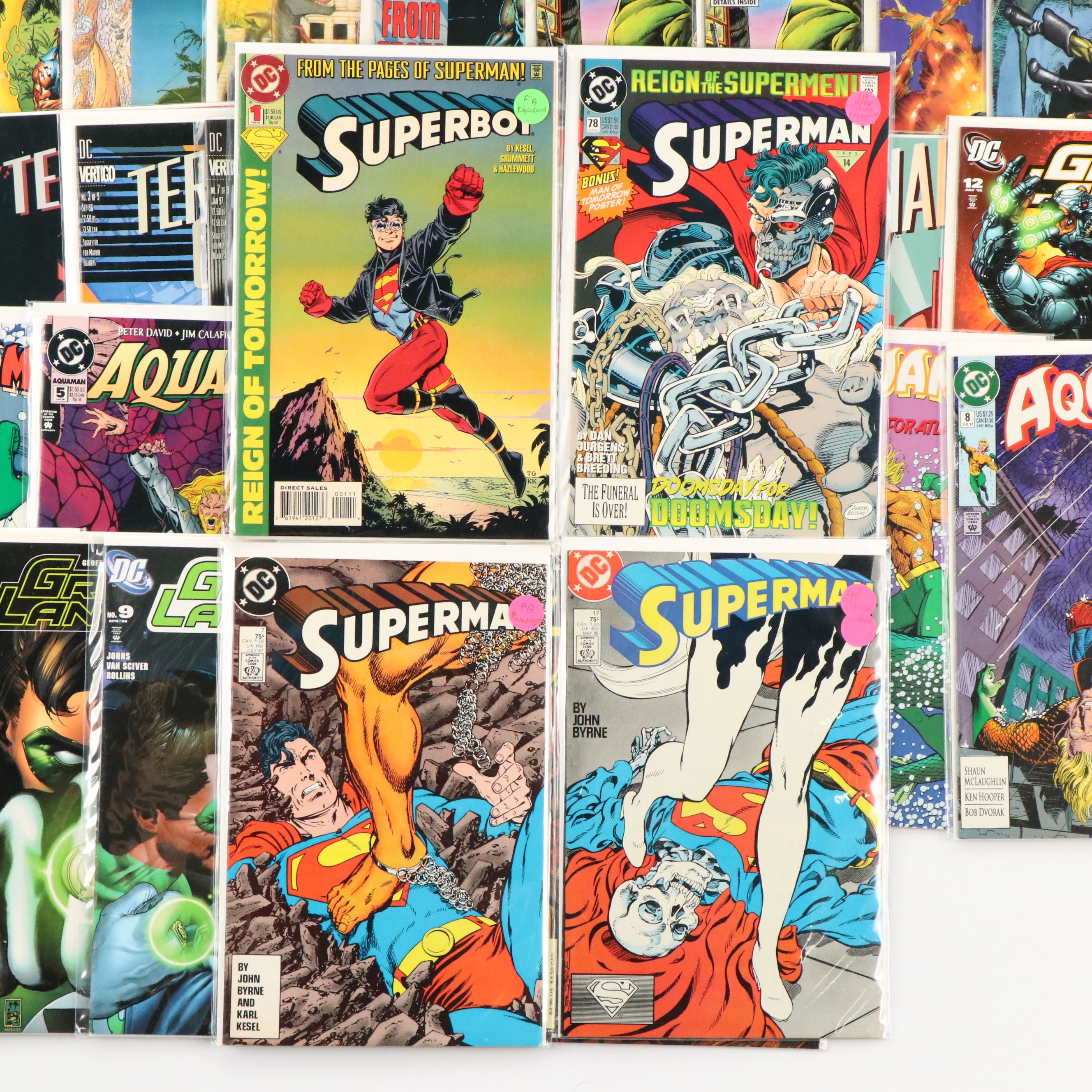 Modern Age DC Comics "Superboy," "Aquaman," and More Comic Books