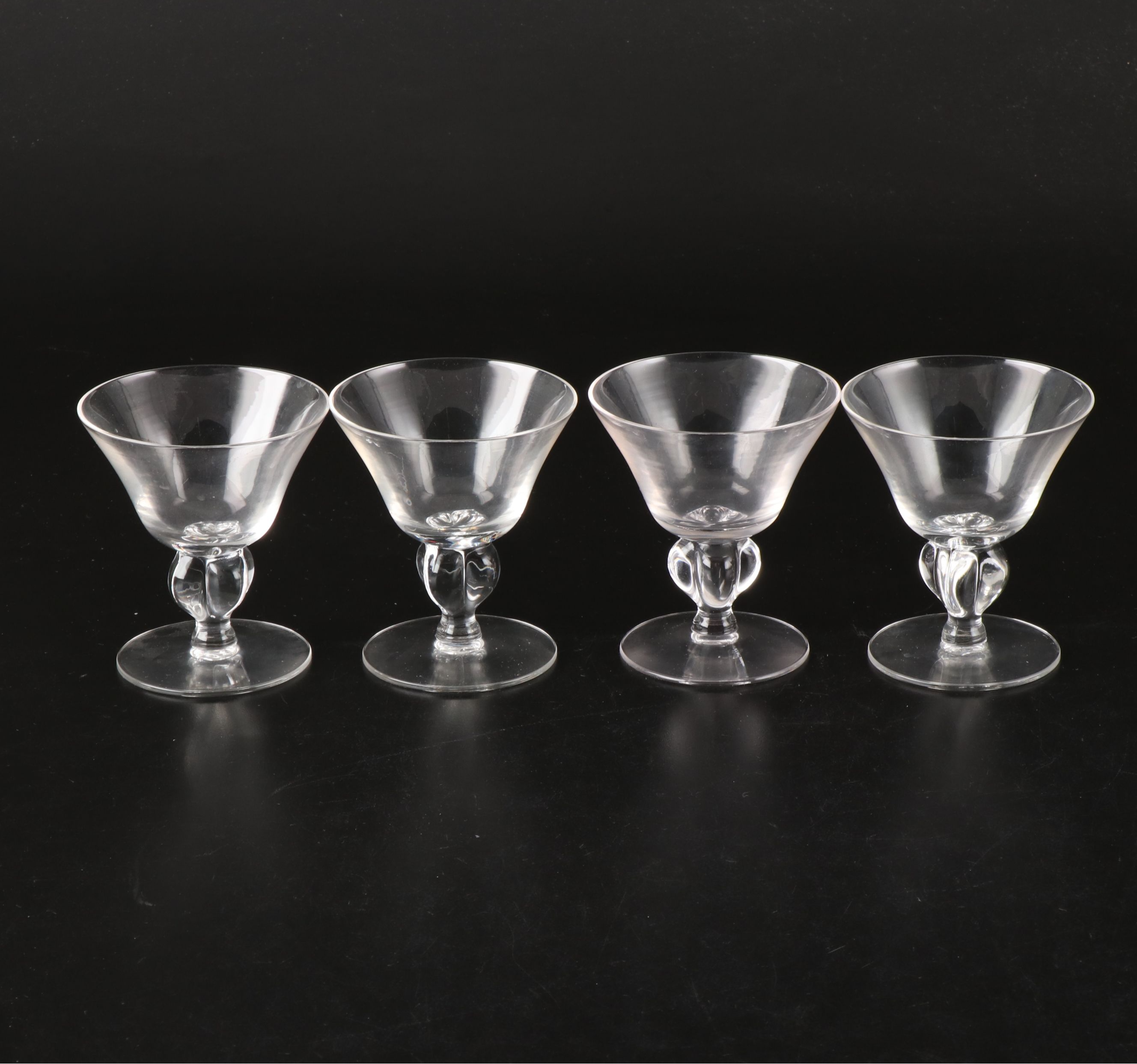 Seneca "Ingrid" Glass Stemware Including Cordial Glasses