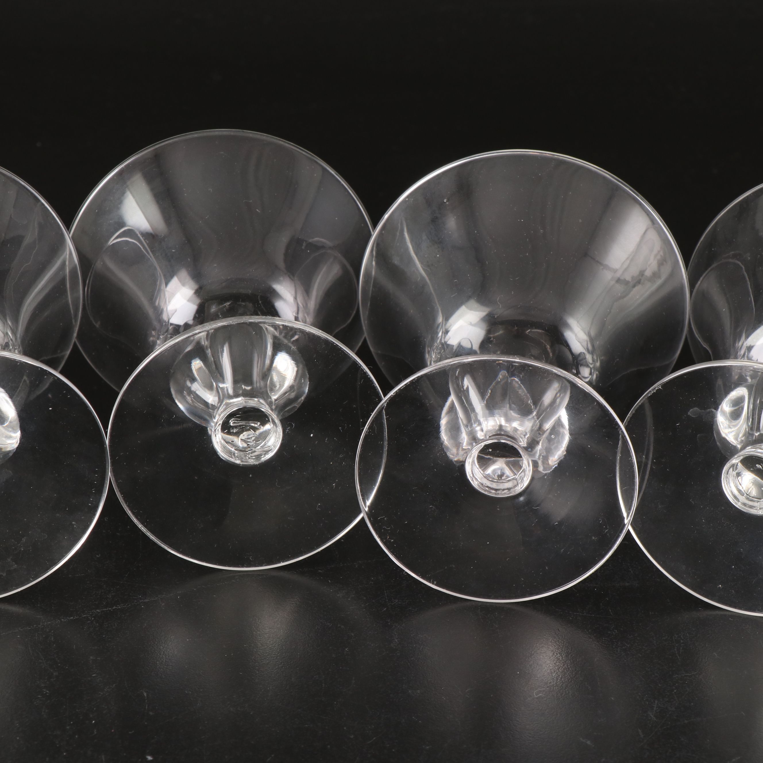 Seneca "Ingrid" Glass Stemware Including Cordial Glasses