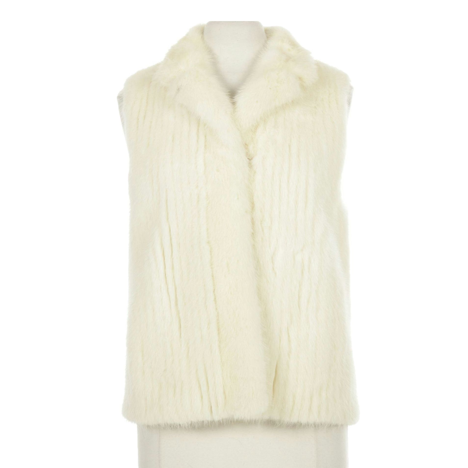 Pearl Beige Mink Fur Vest