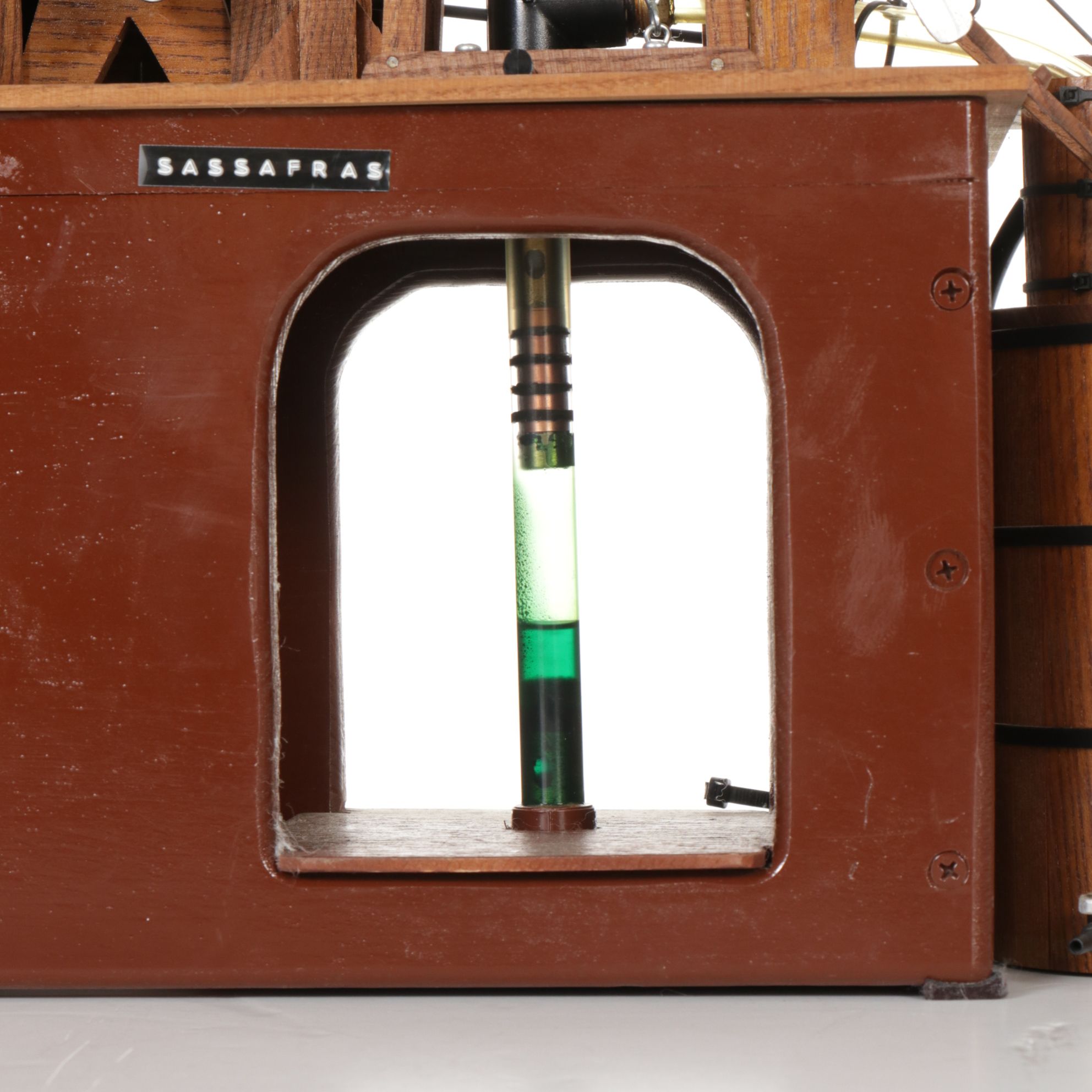 Hand-Crafted Oil Derrick Animated Model